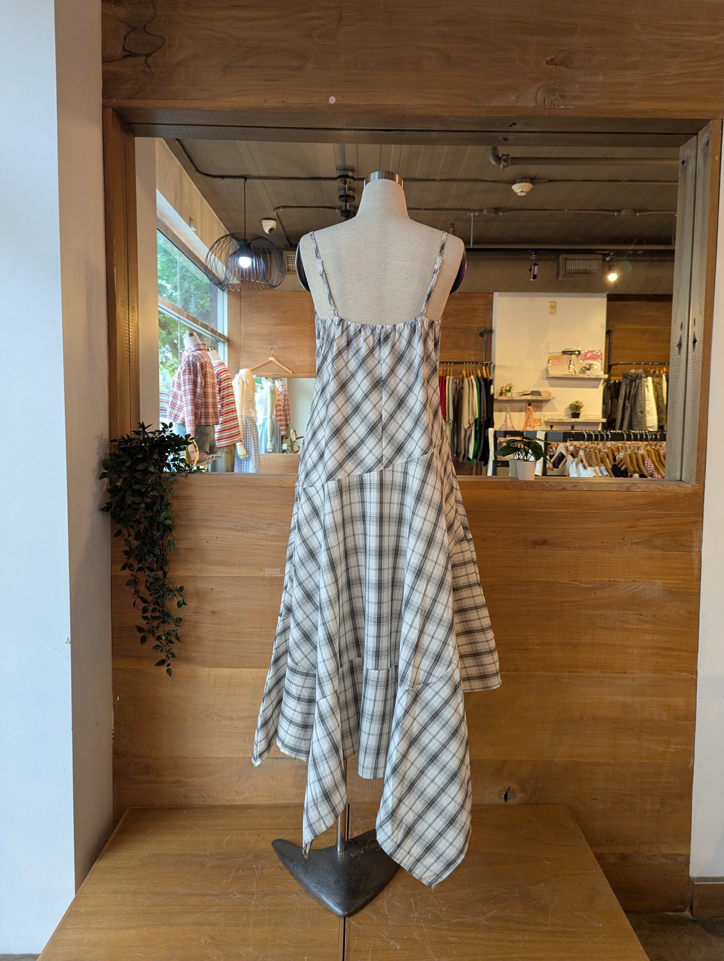 Plaid Maxi Dress