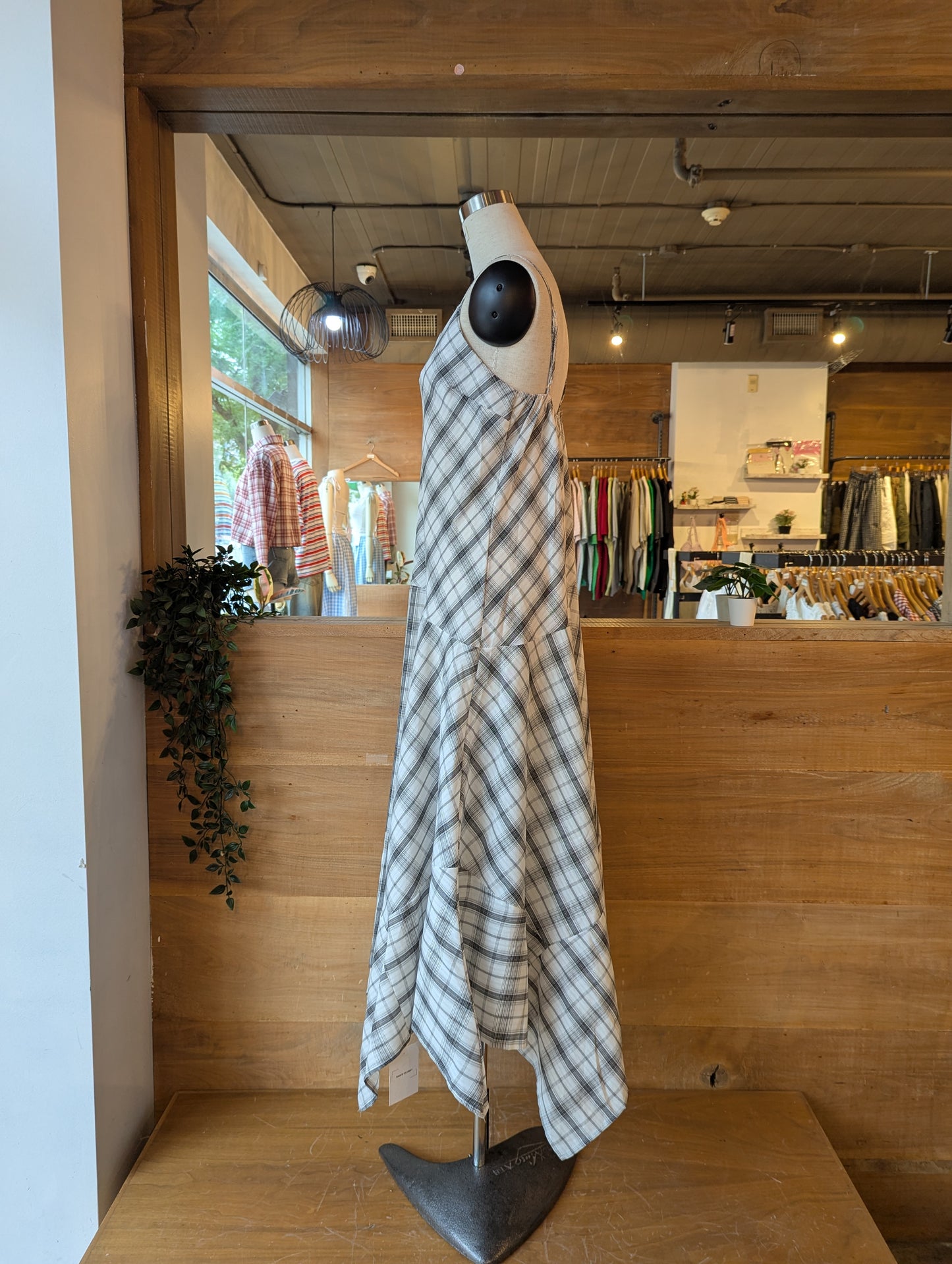 Plaid Maxi Dress