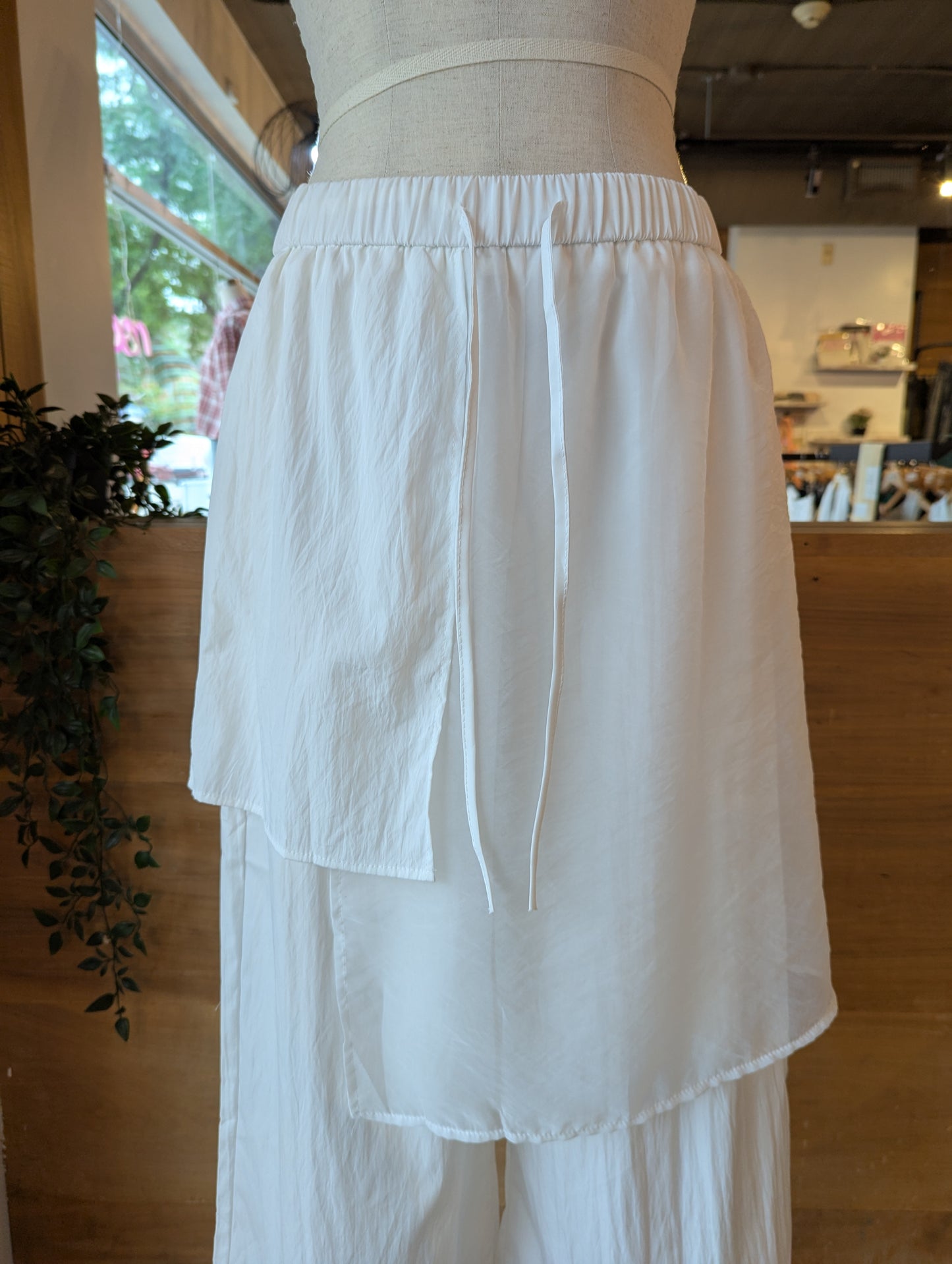 Overlay Wide Leg Pants