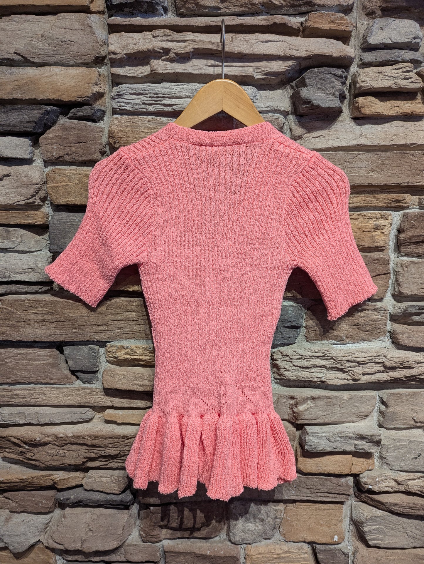 Knit Peplum Top