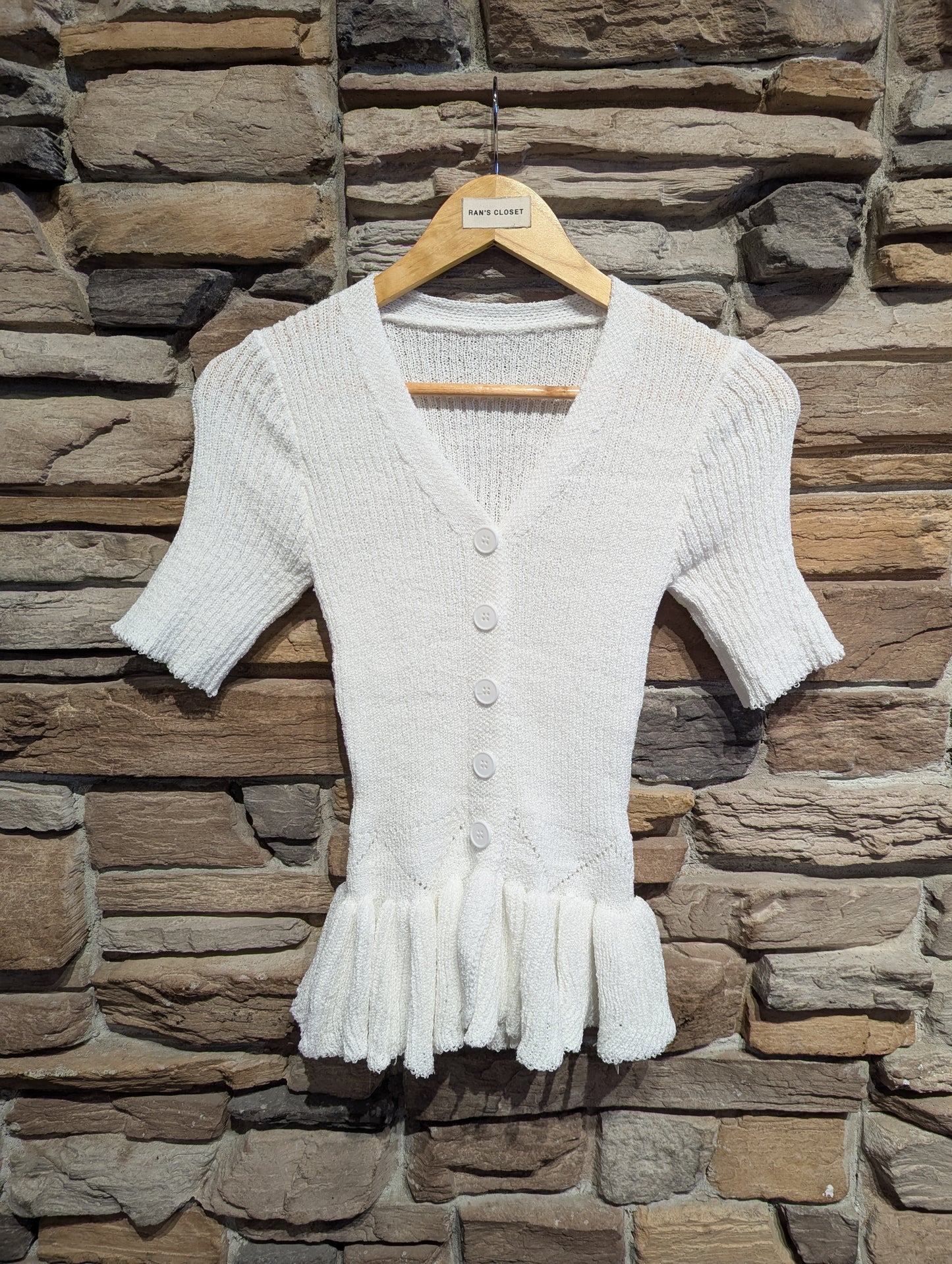 Knit Peplum Top