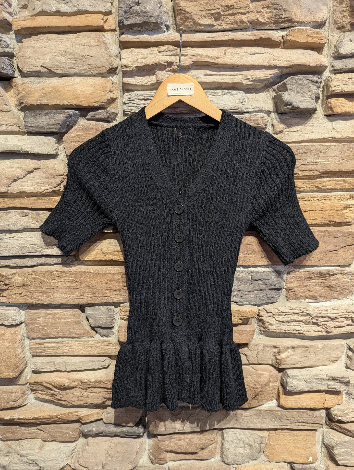 Knit Peplum Top