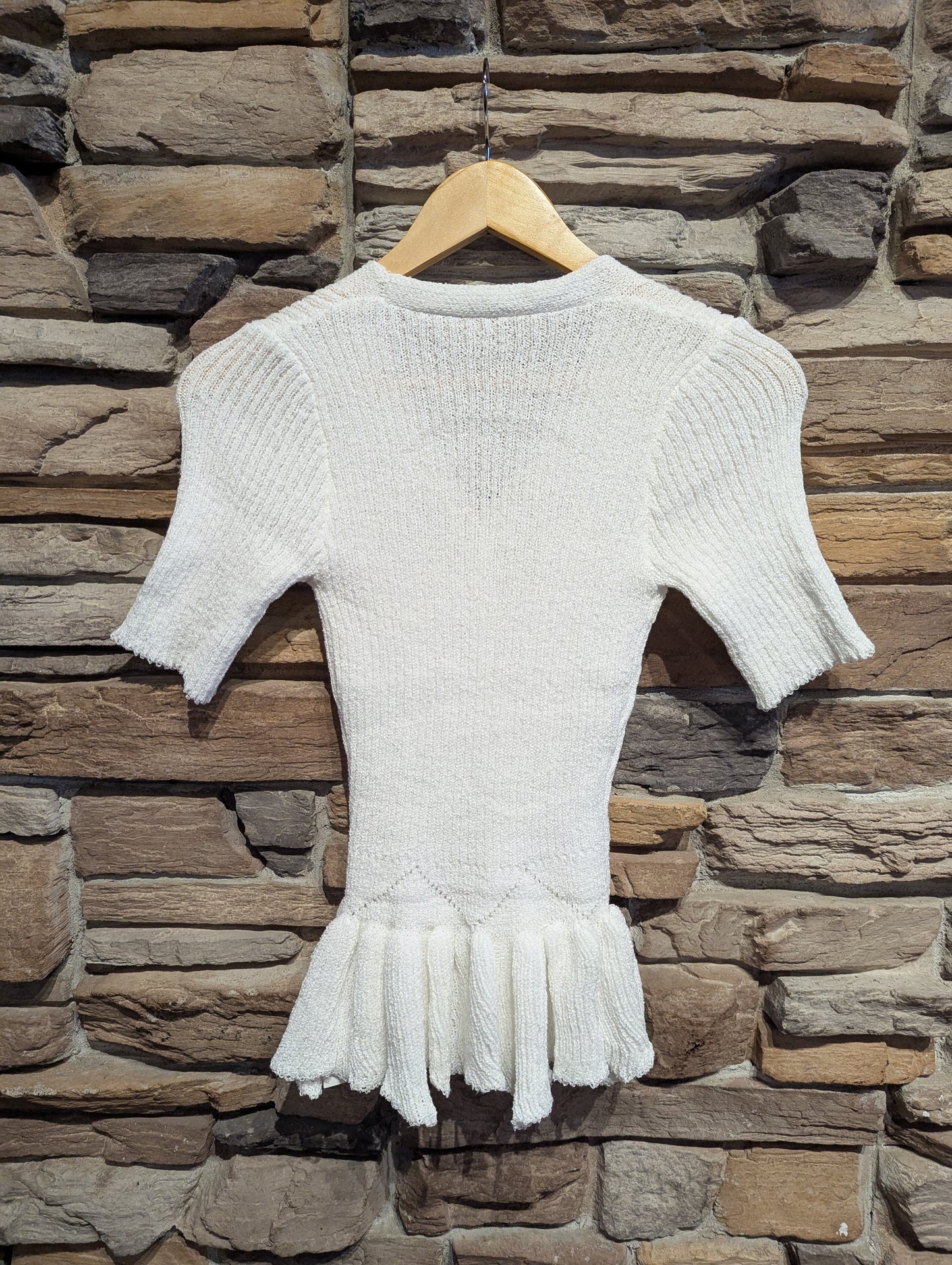 Knit Peplum Top
