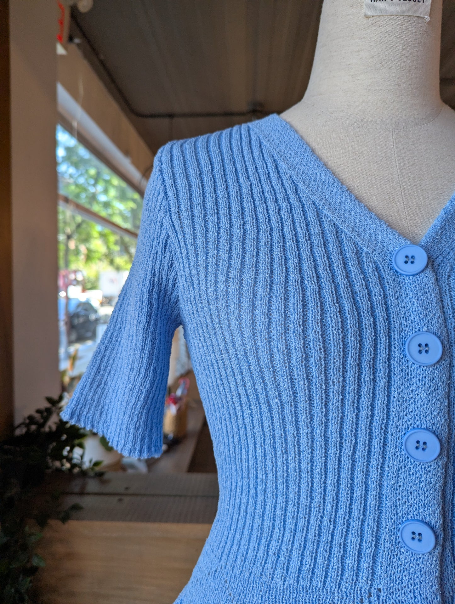Knit Peplum Top