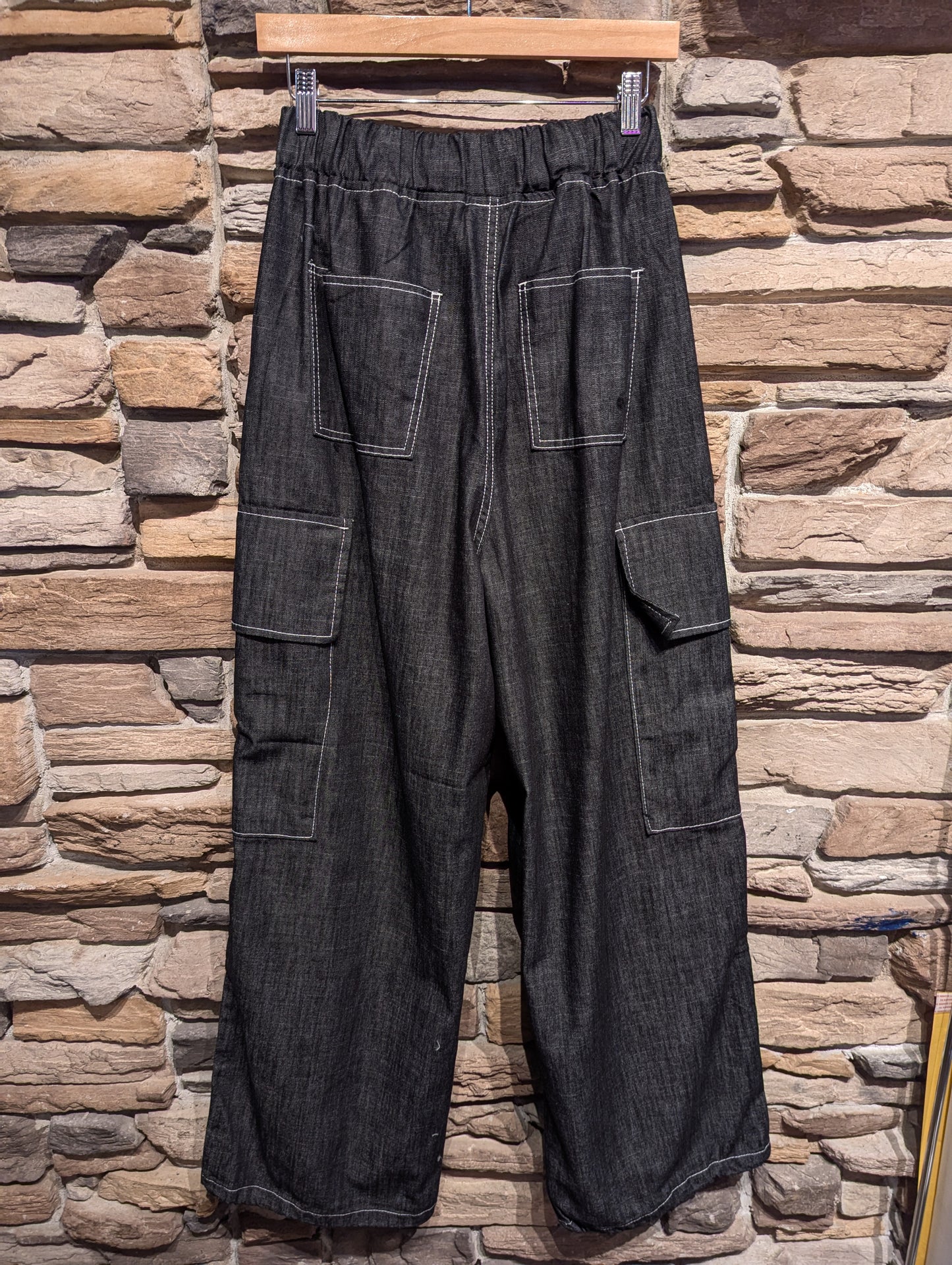 Light Denim With White Stitching