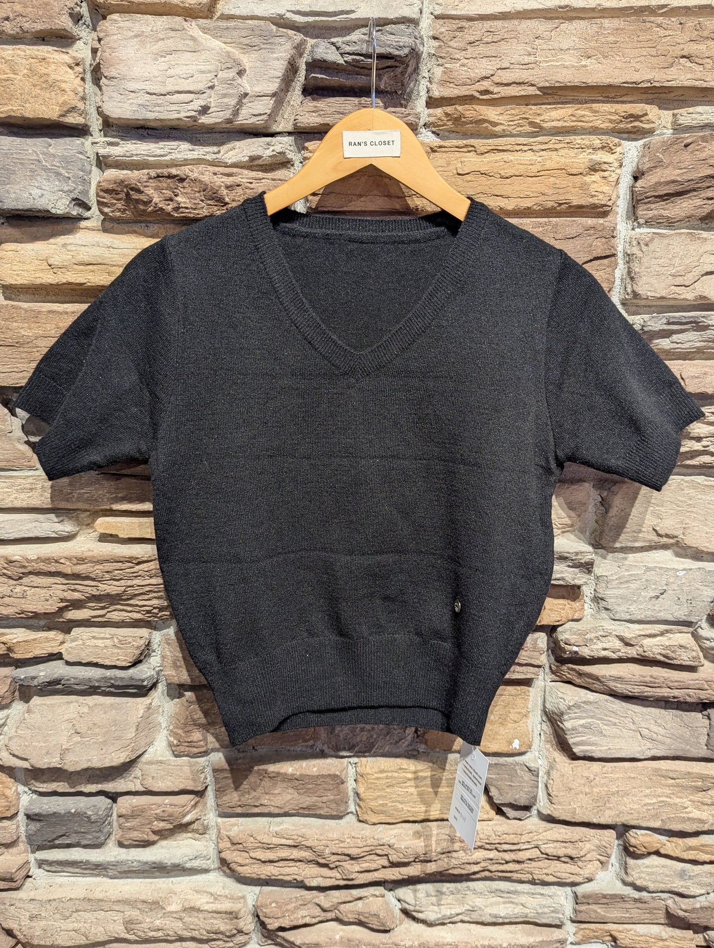 Short Sleeve Knit Top