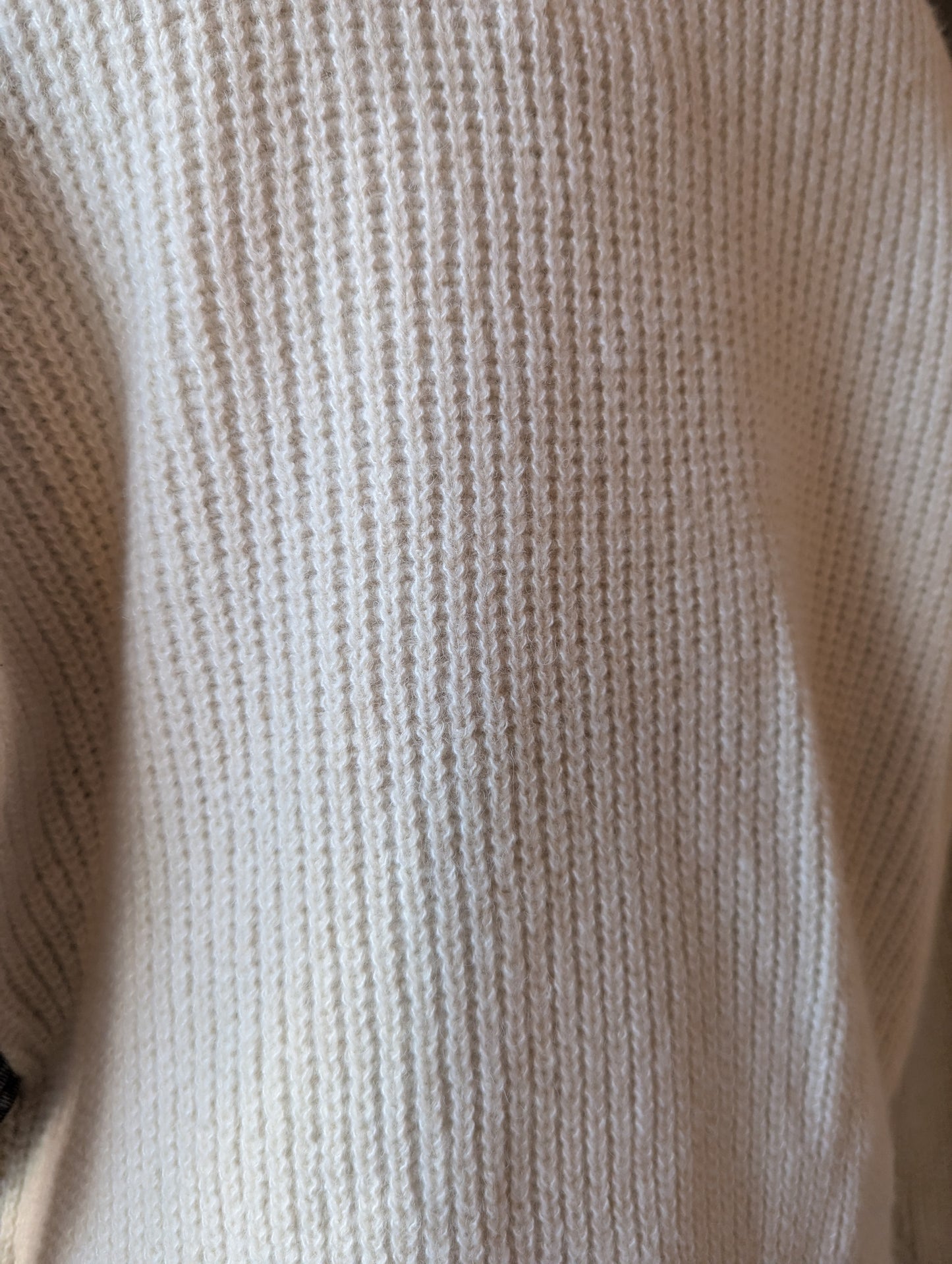 Denim Twist Detail Knit Cardigan