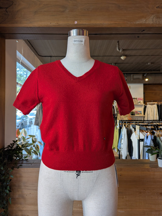 Short Sleeve Knit Top