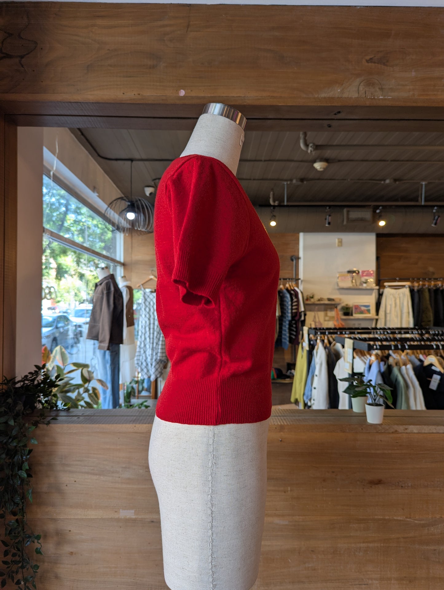 Short Sleeve Knit Top