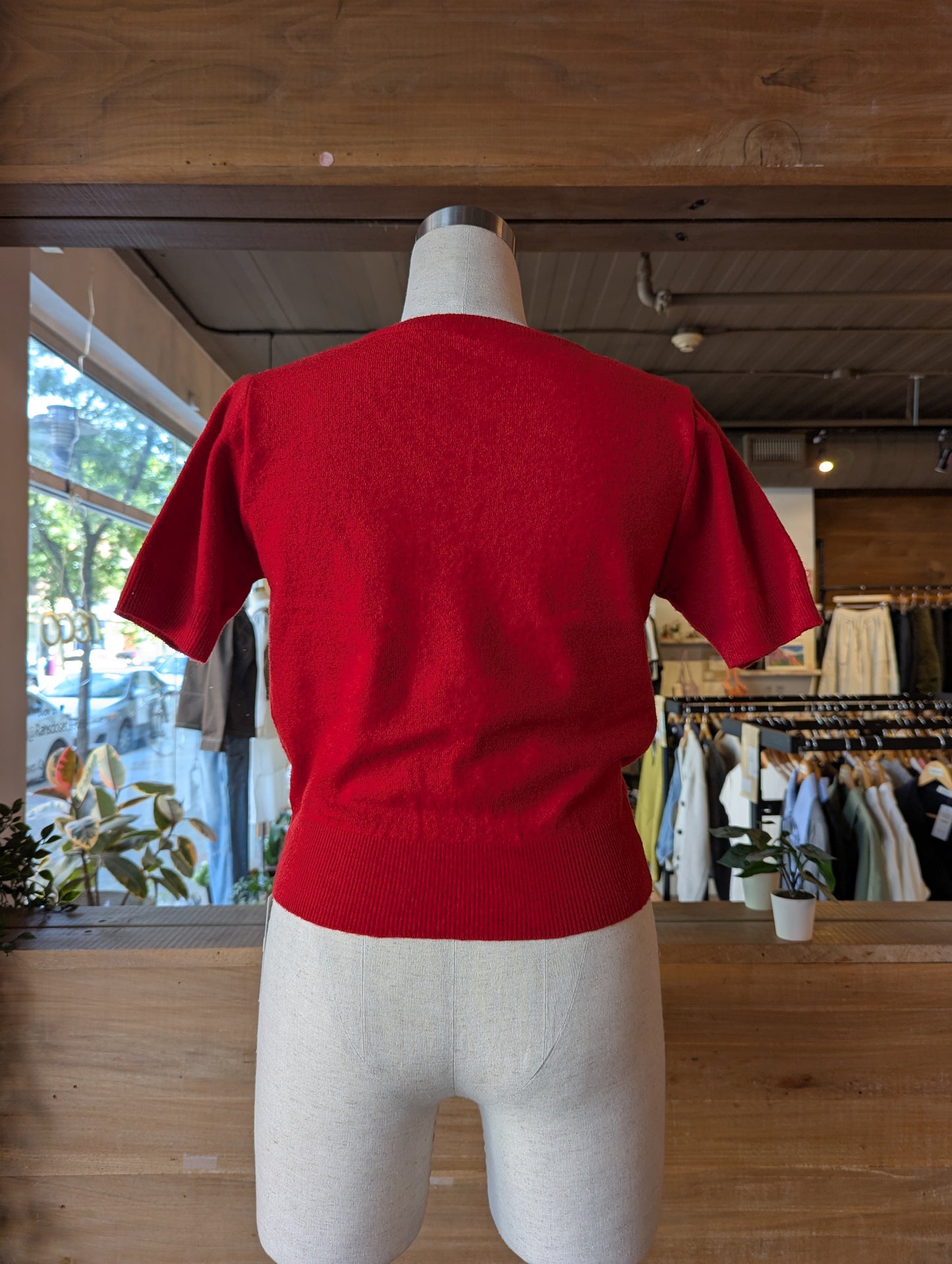 Short Sleeve Knit Top