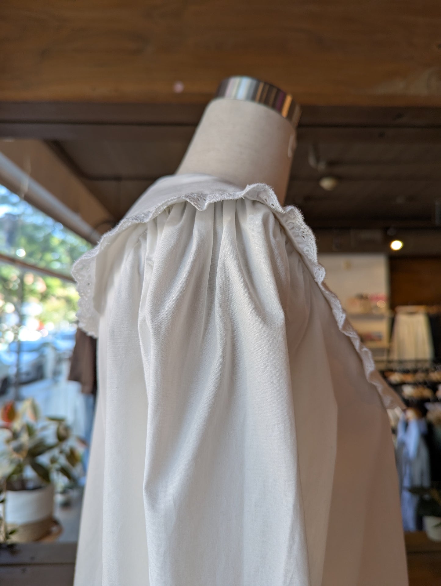 Peter Pan Collar Button Up Blouse