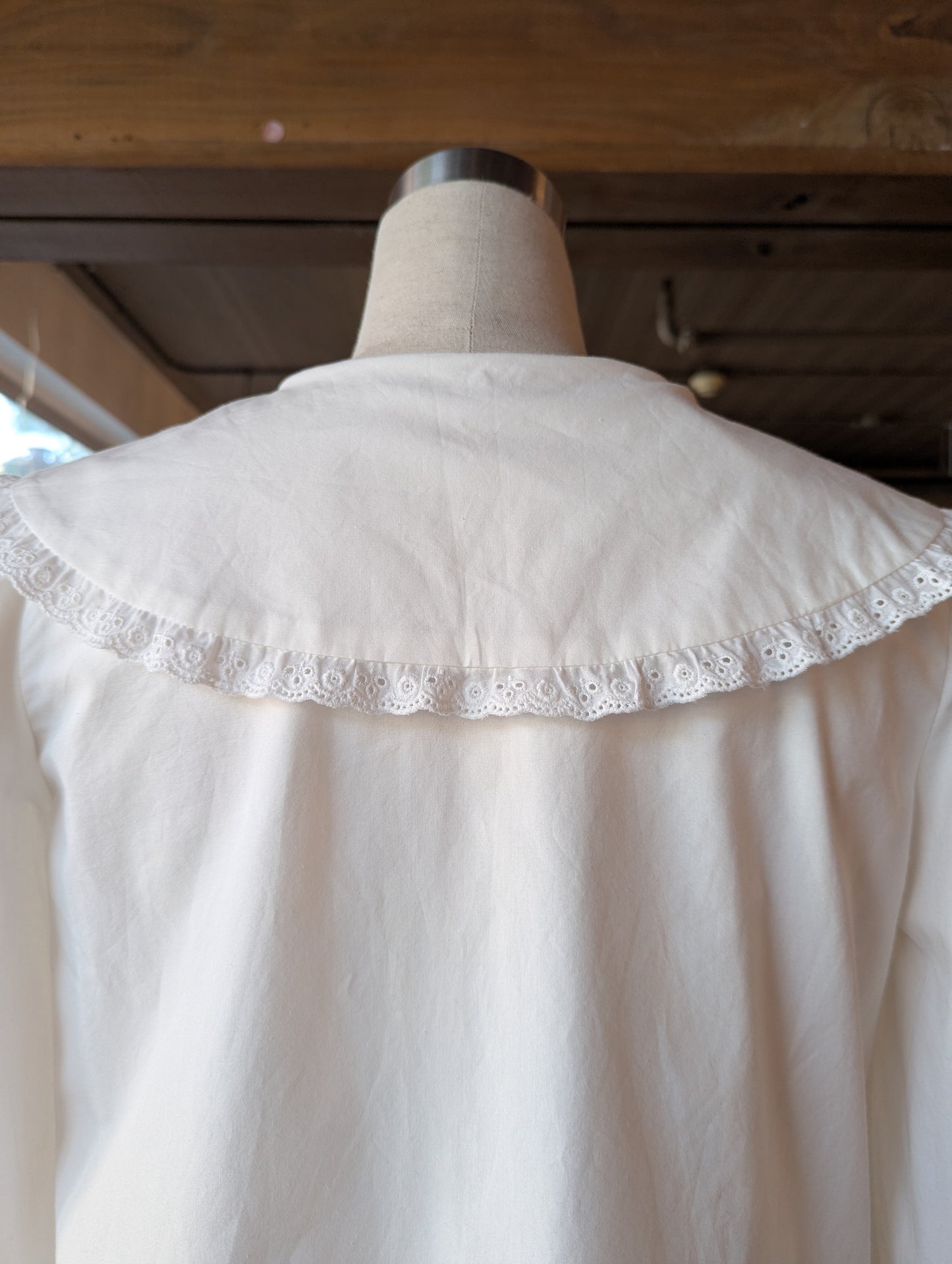 Peter Pan Collar Button Up Blouse