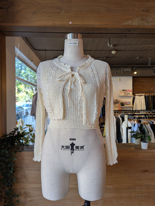 Knit Top and Cardigan Set