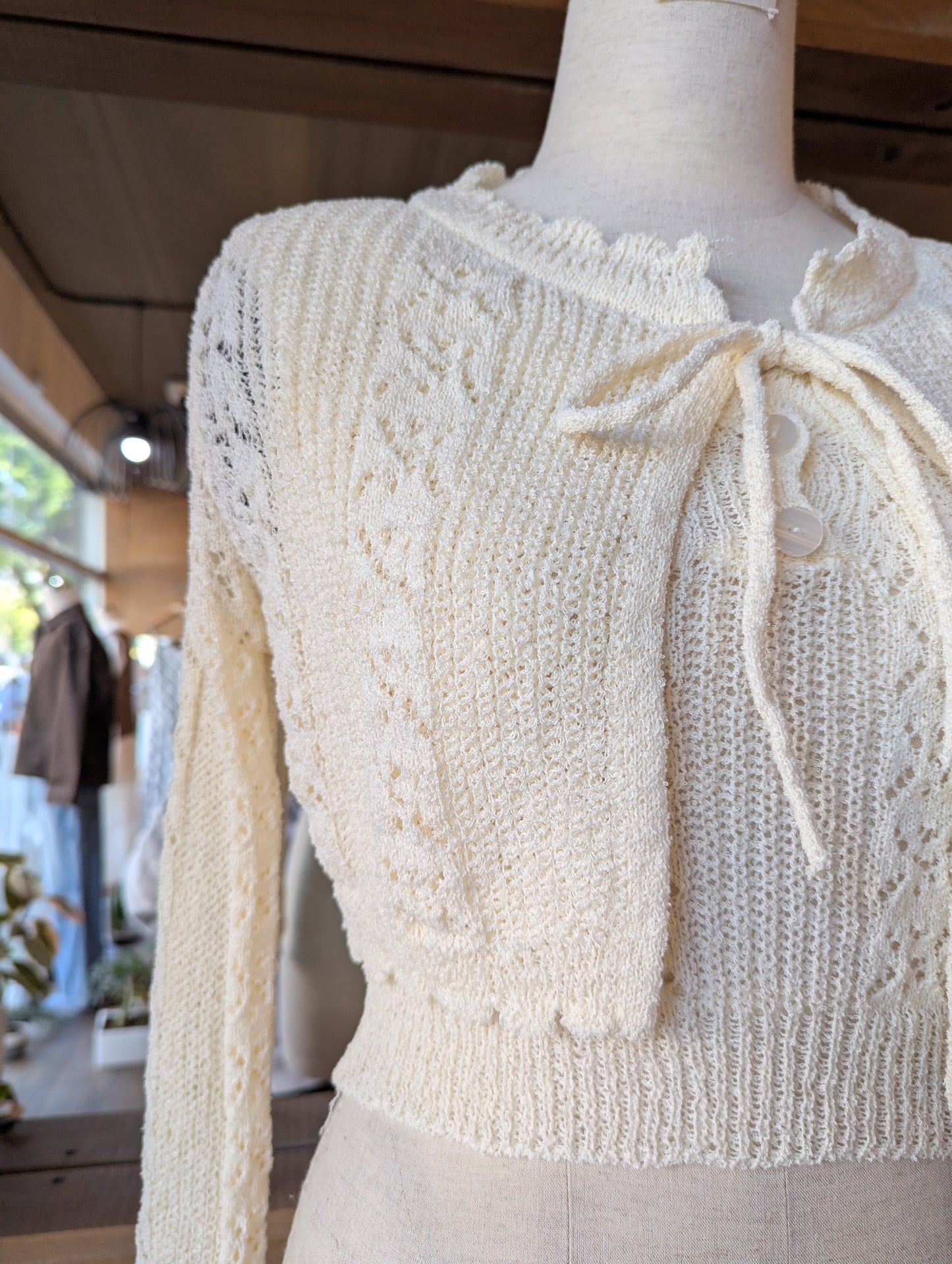 Knit Top and Cardigan Set