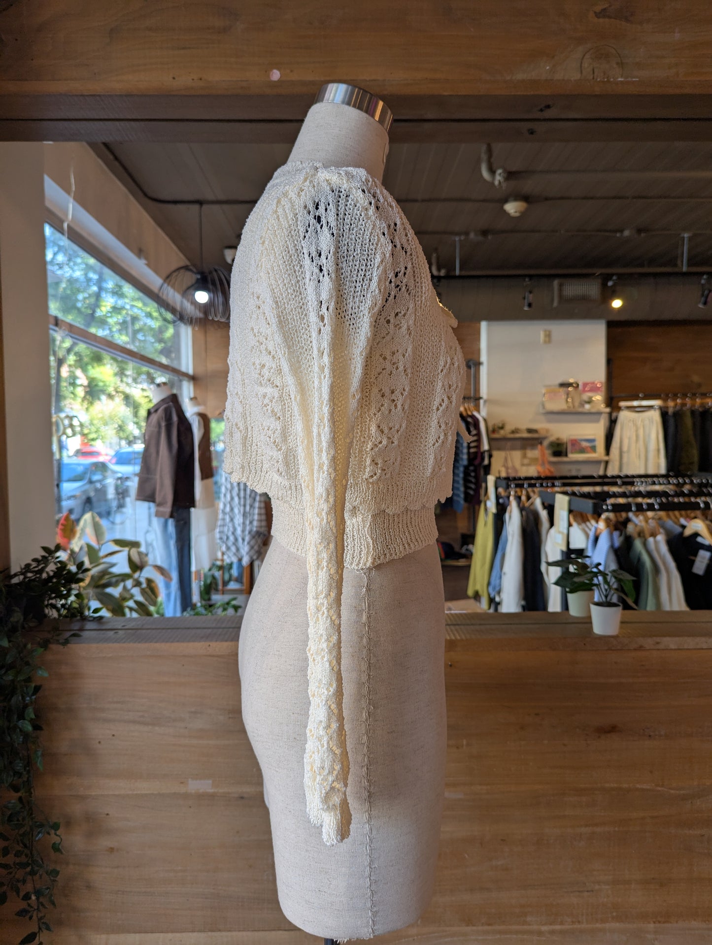 Knit Top and Cardigan Set