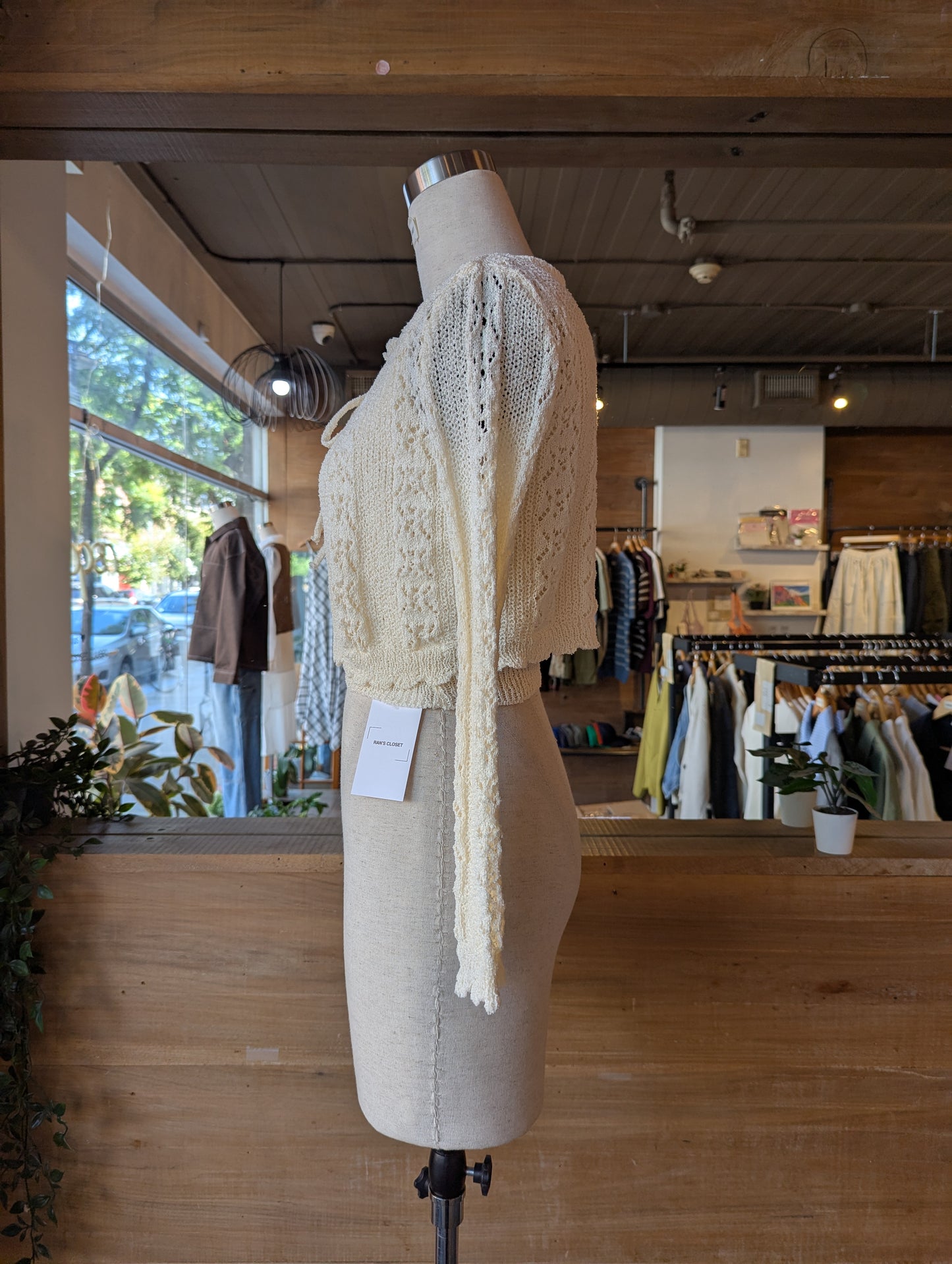 Knit Top and Cardigan Set