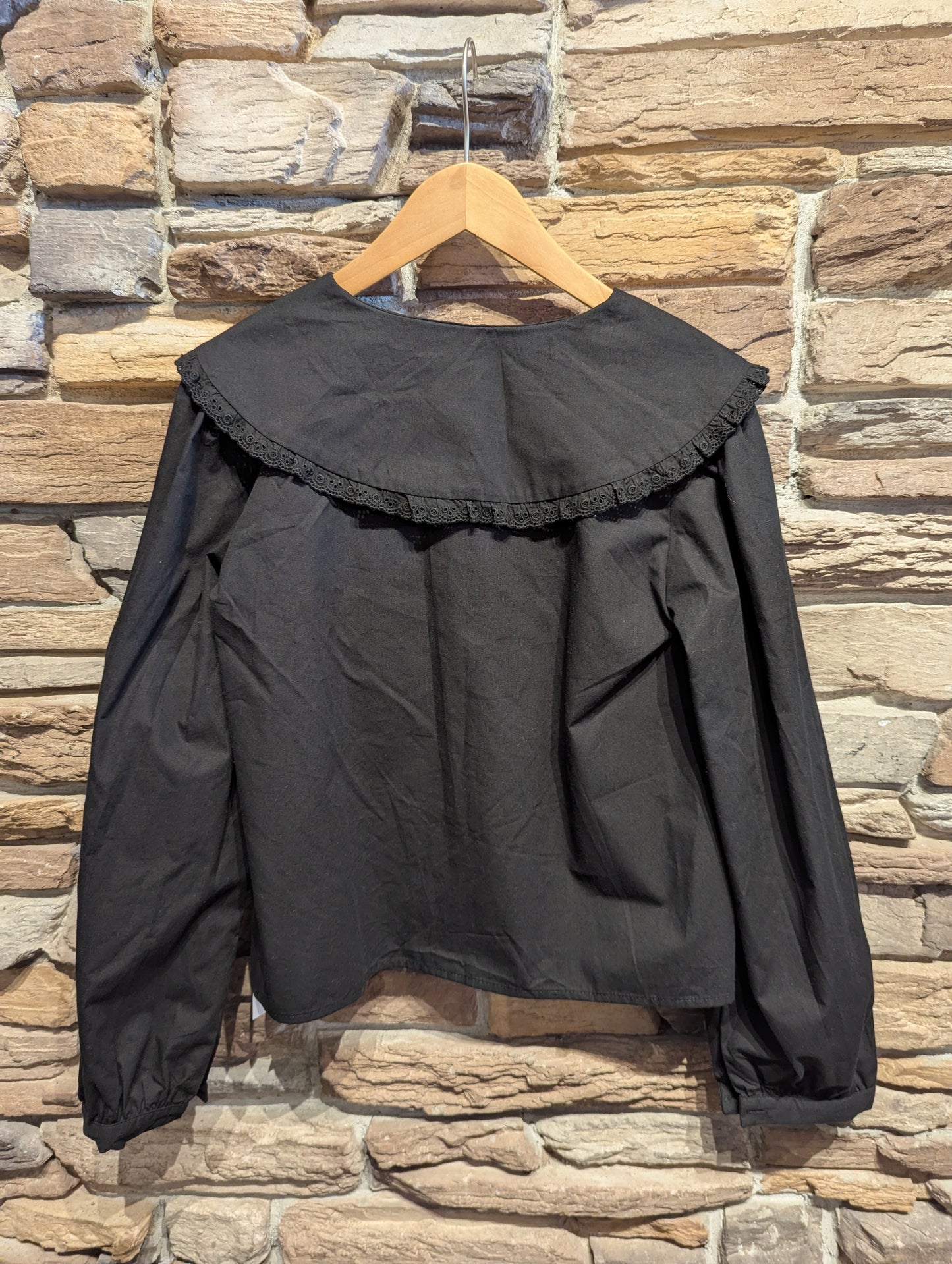 Peter Pan Collar Button Up Blouse