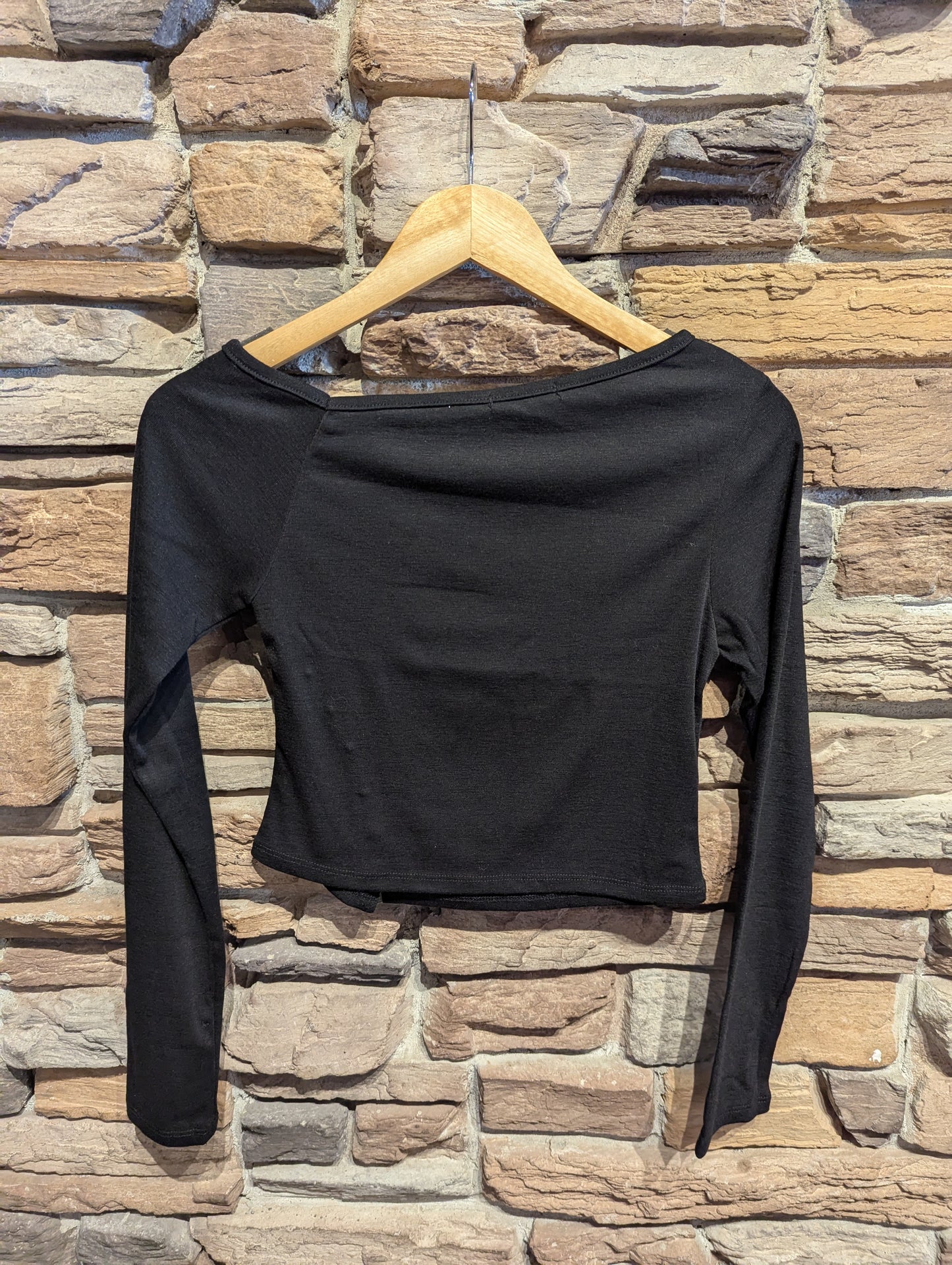 Asymmetric Long Sleeve With Side Snaps