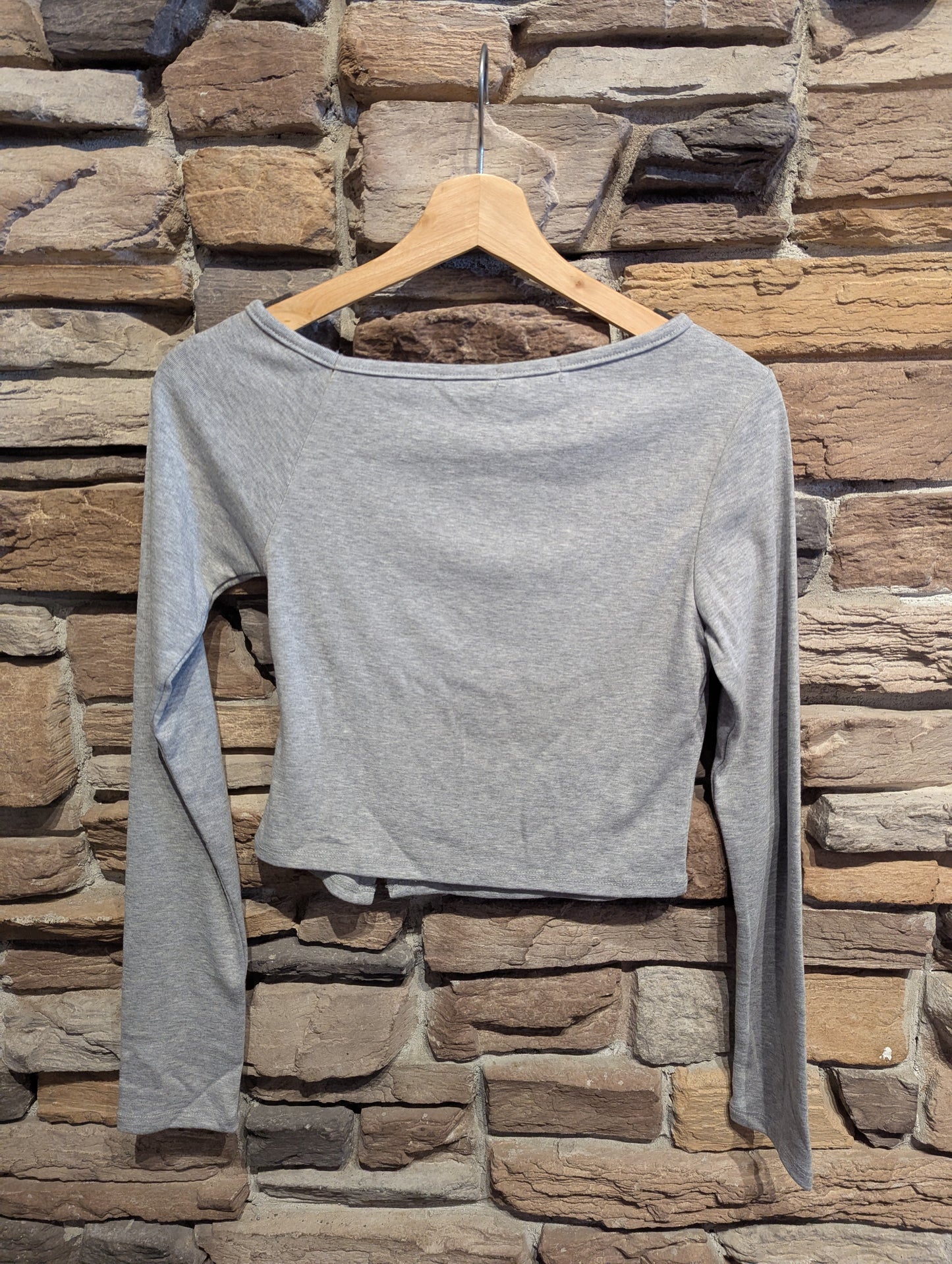 Asymmetric Long Sleeve With Side Snaps