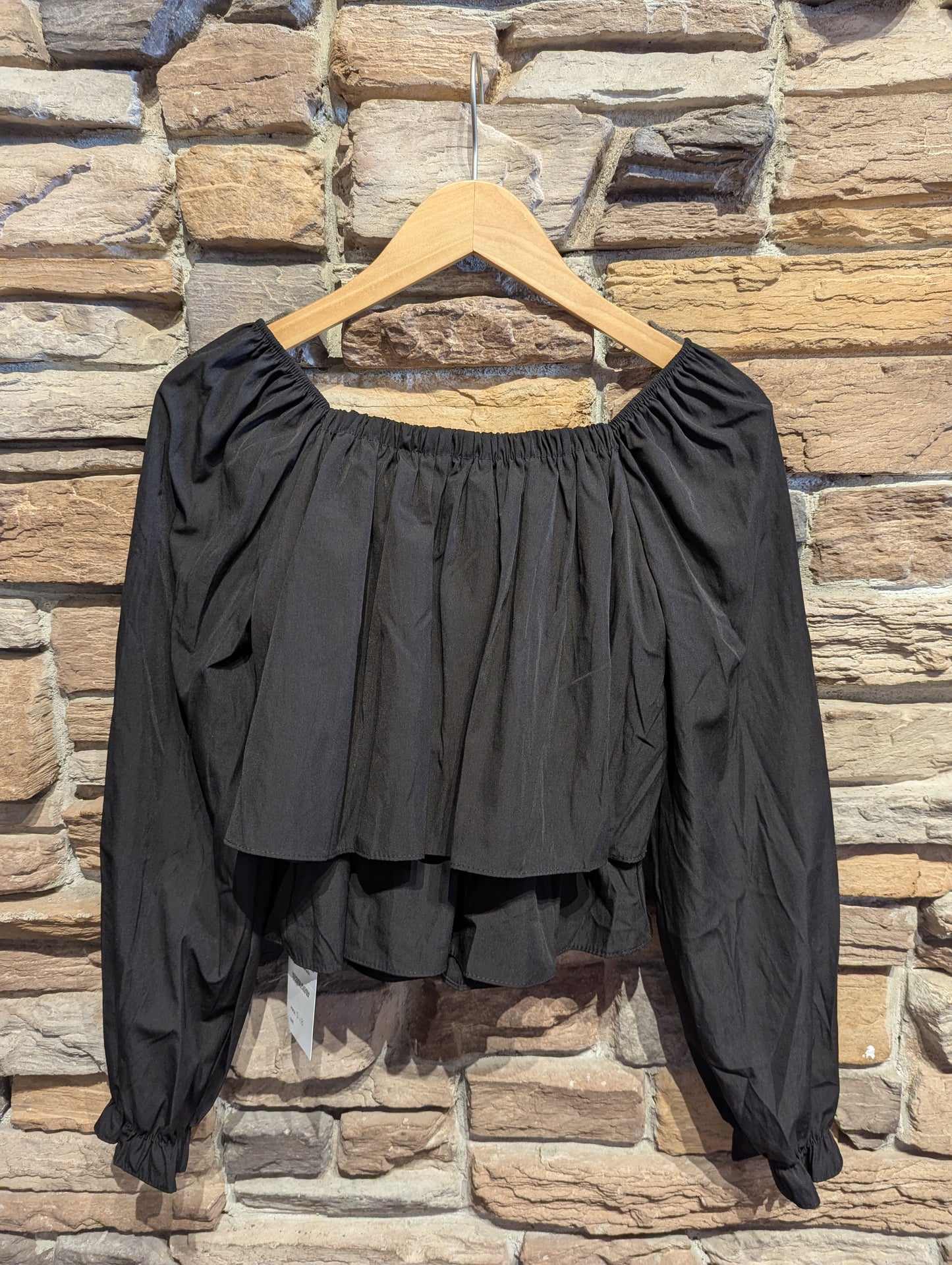 Tiered Off Shoulder Blouse with Bow