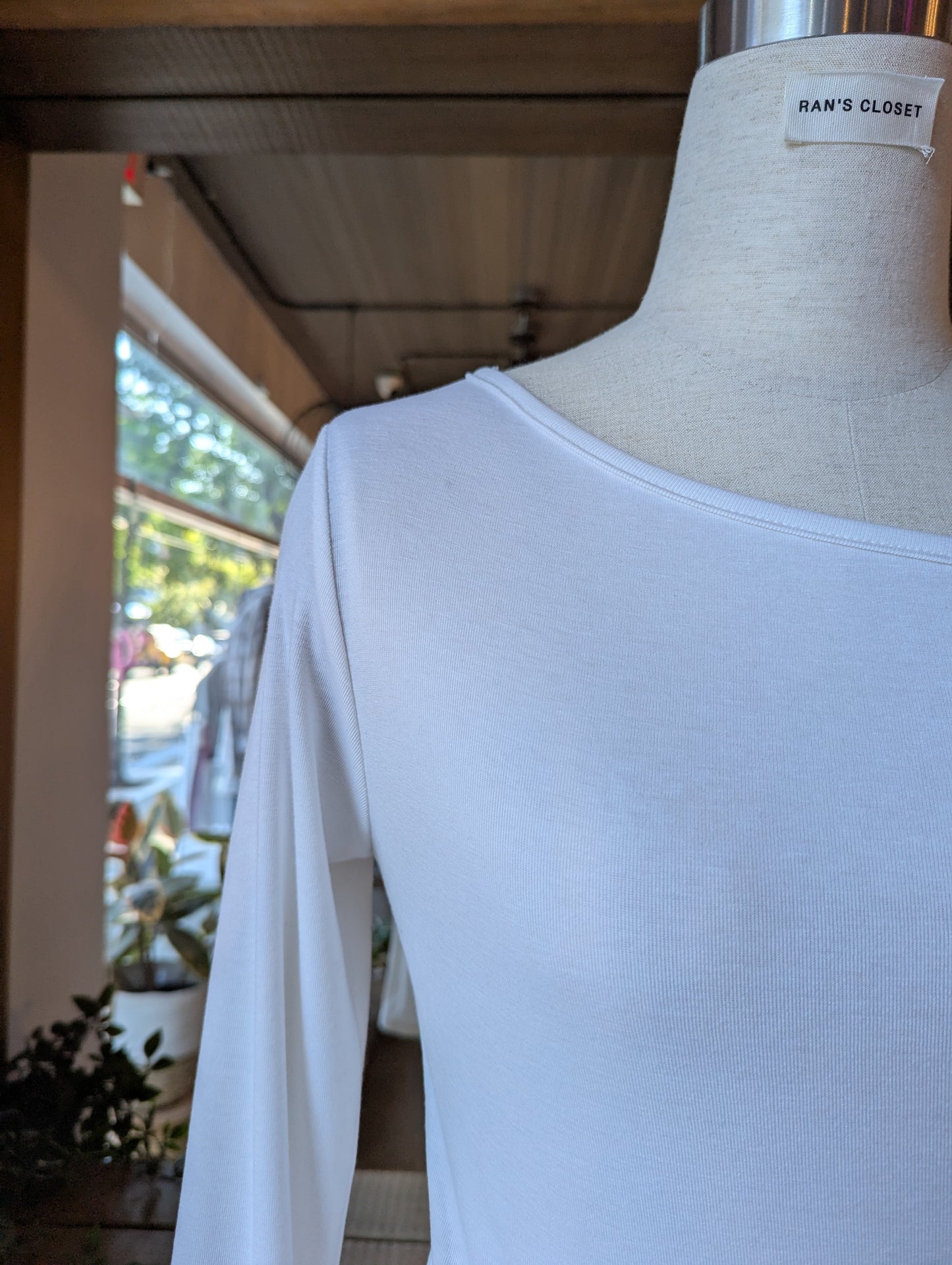 Asymmetric Long Sleeve With Side Snaps