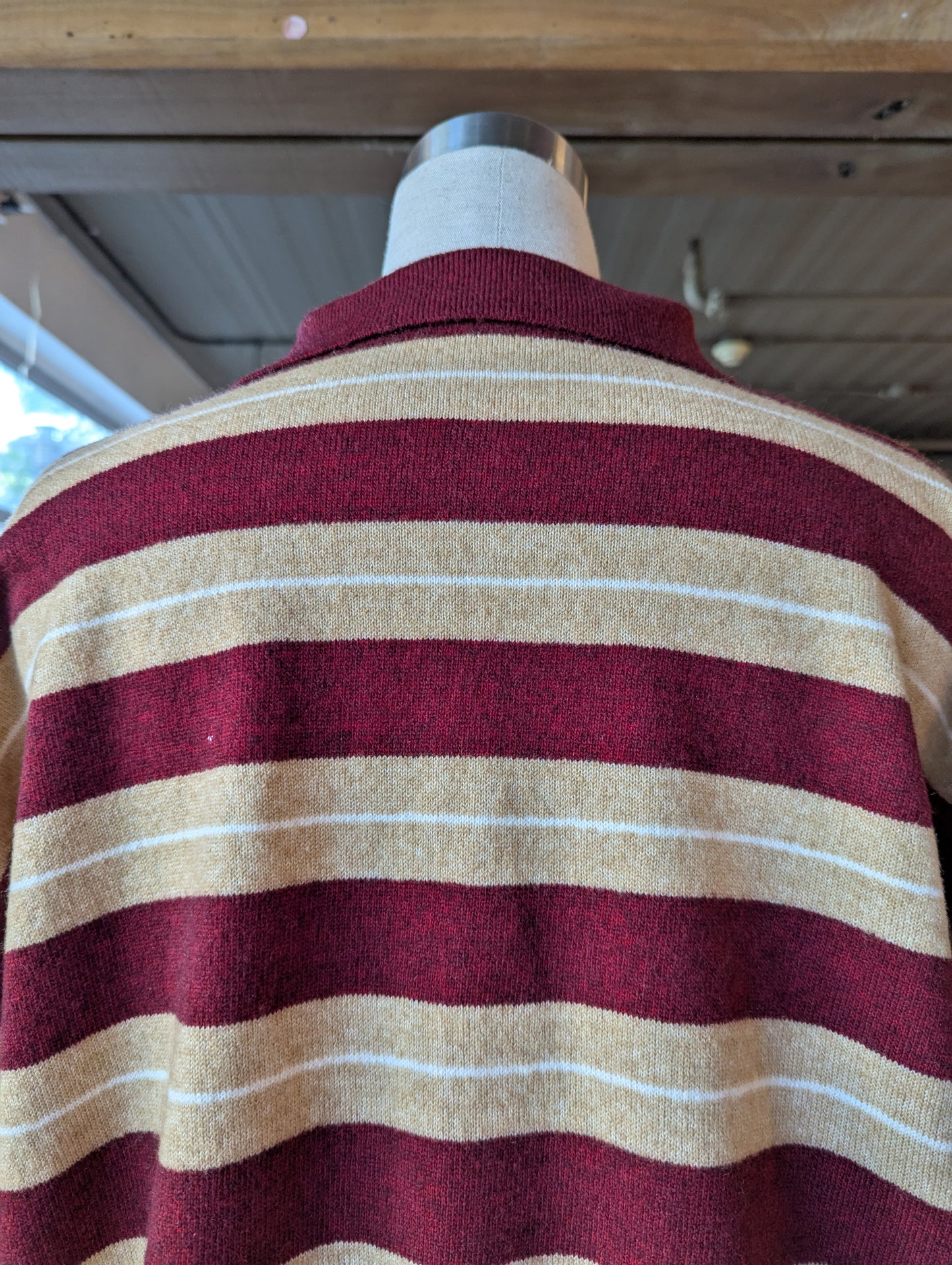 Oversized Henley Swearter