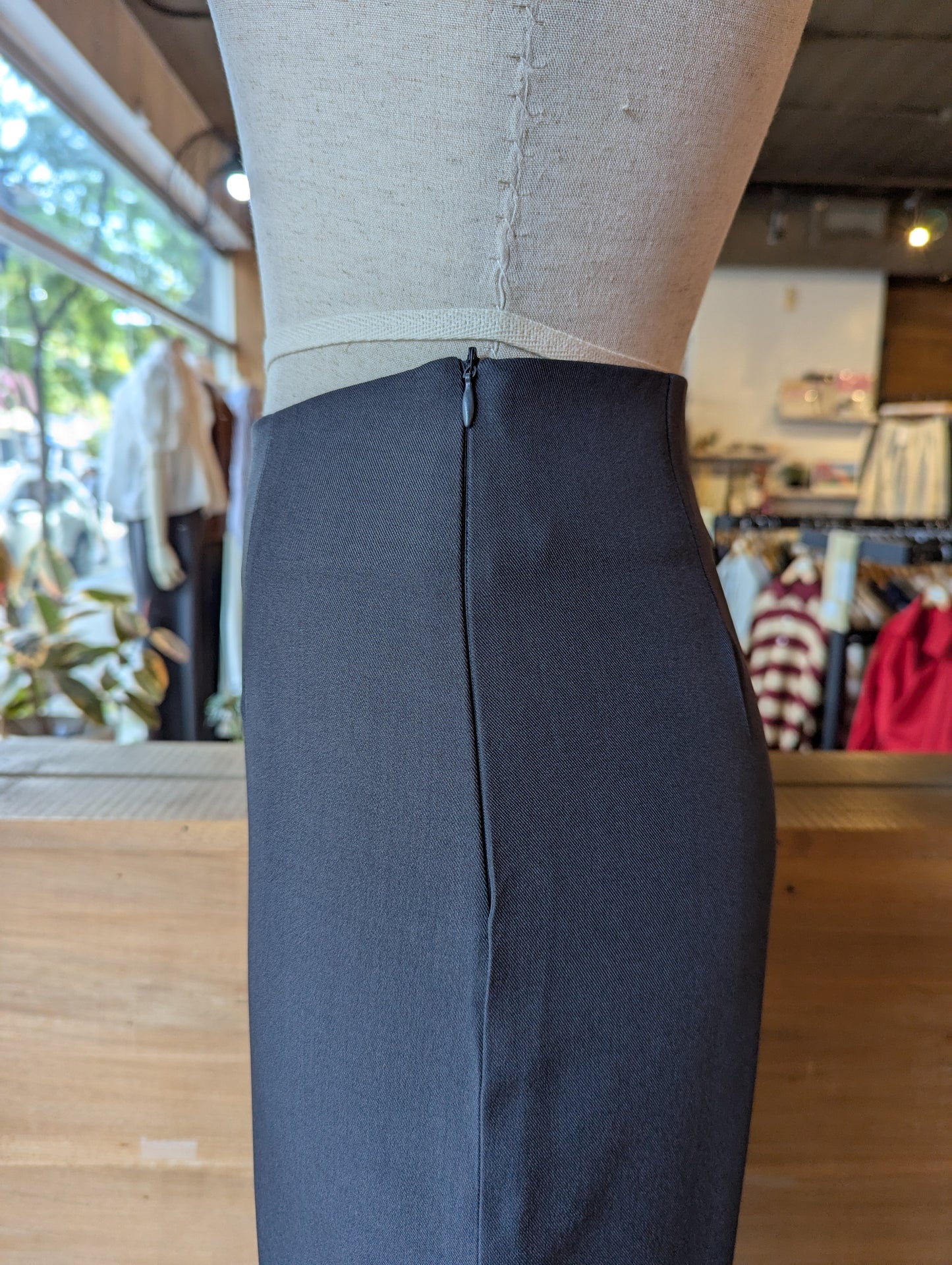 Pleated Layering Skirt and Dress Pant Set