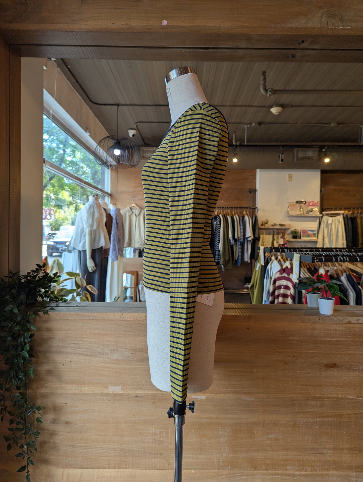 Ribbed One Shoulder Top