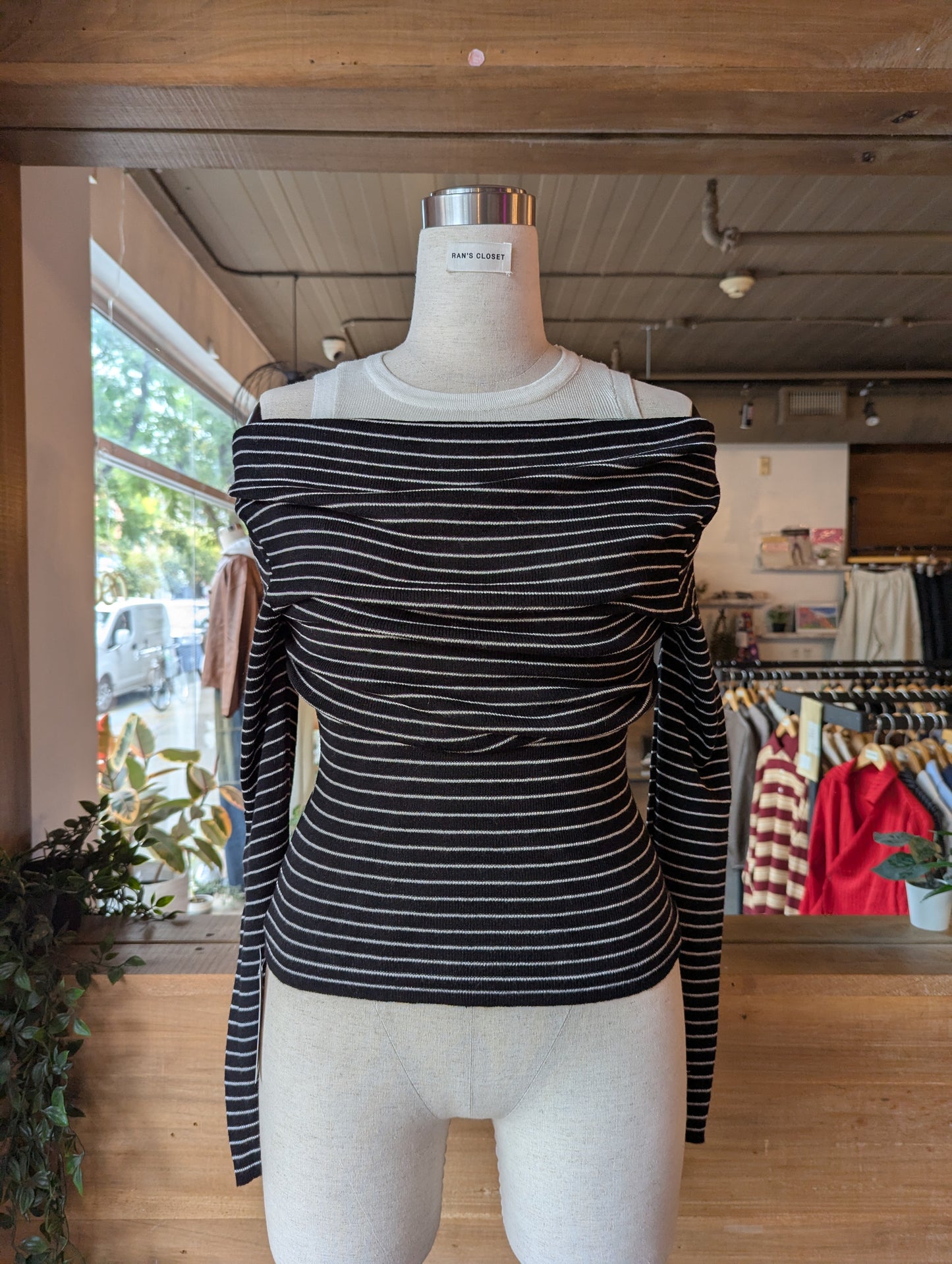 Cowl Neck Top With Built In Tank