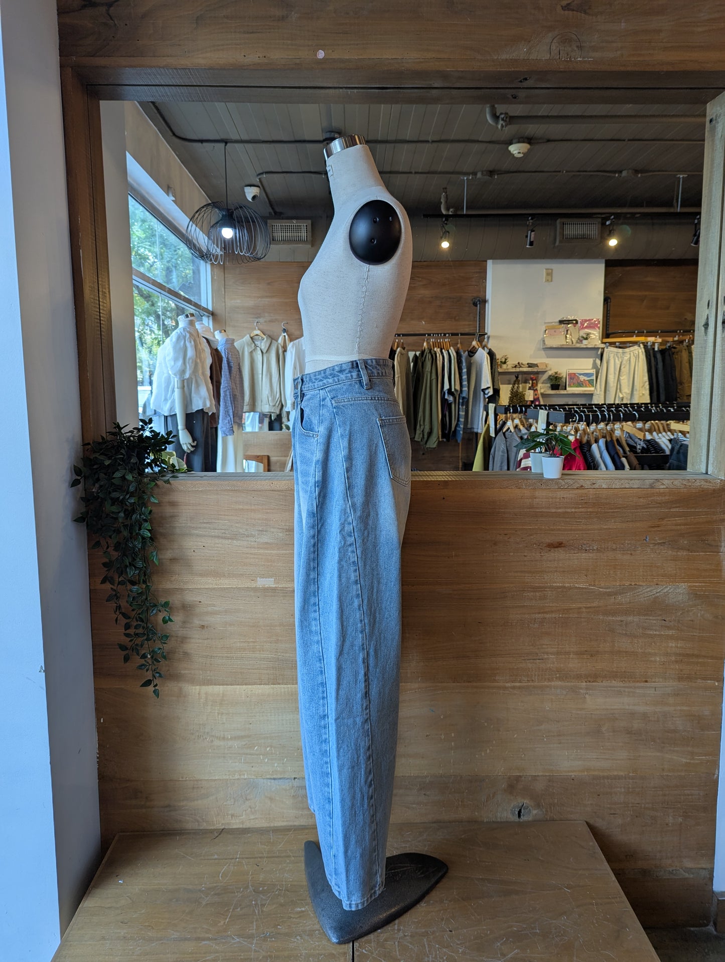 Panel Balloon Jeans