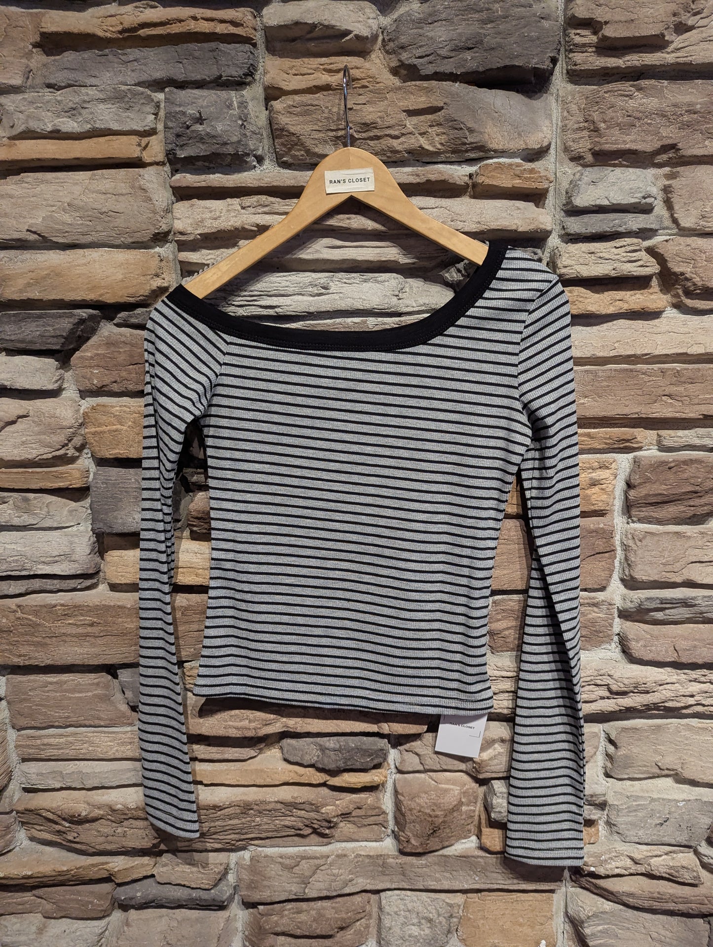 Ribbed One Shoulder Top