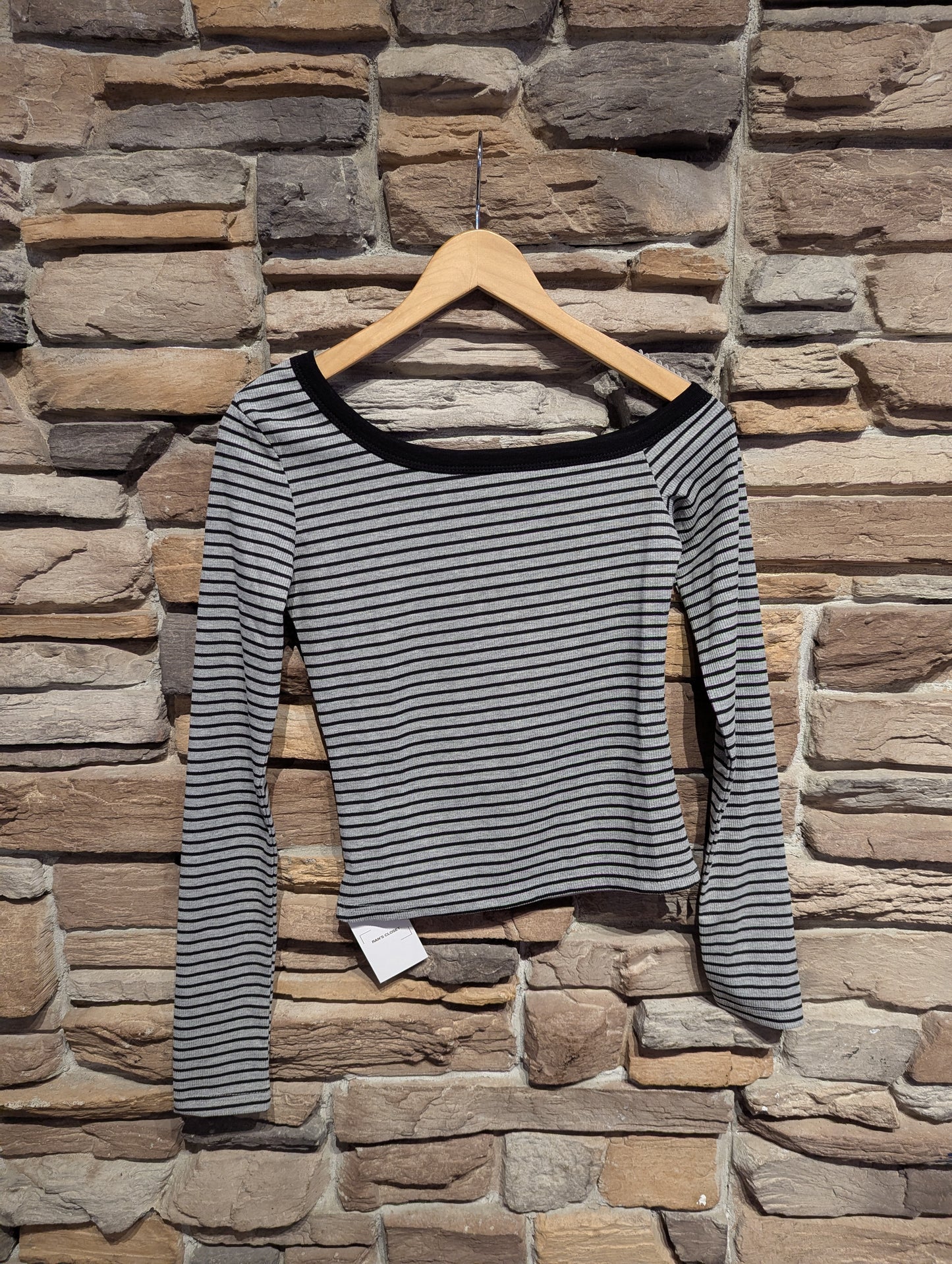 Ribbed One Shoulder Top