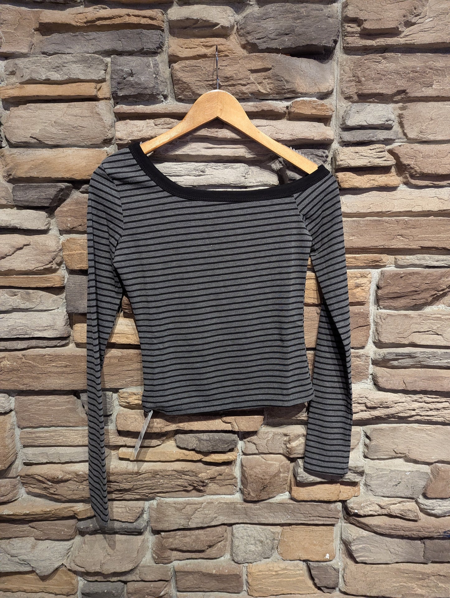 Ribbed One Shoulder Top