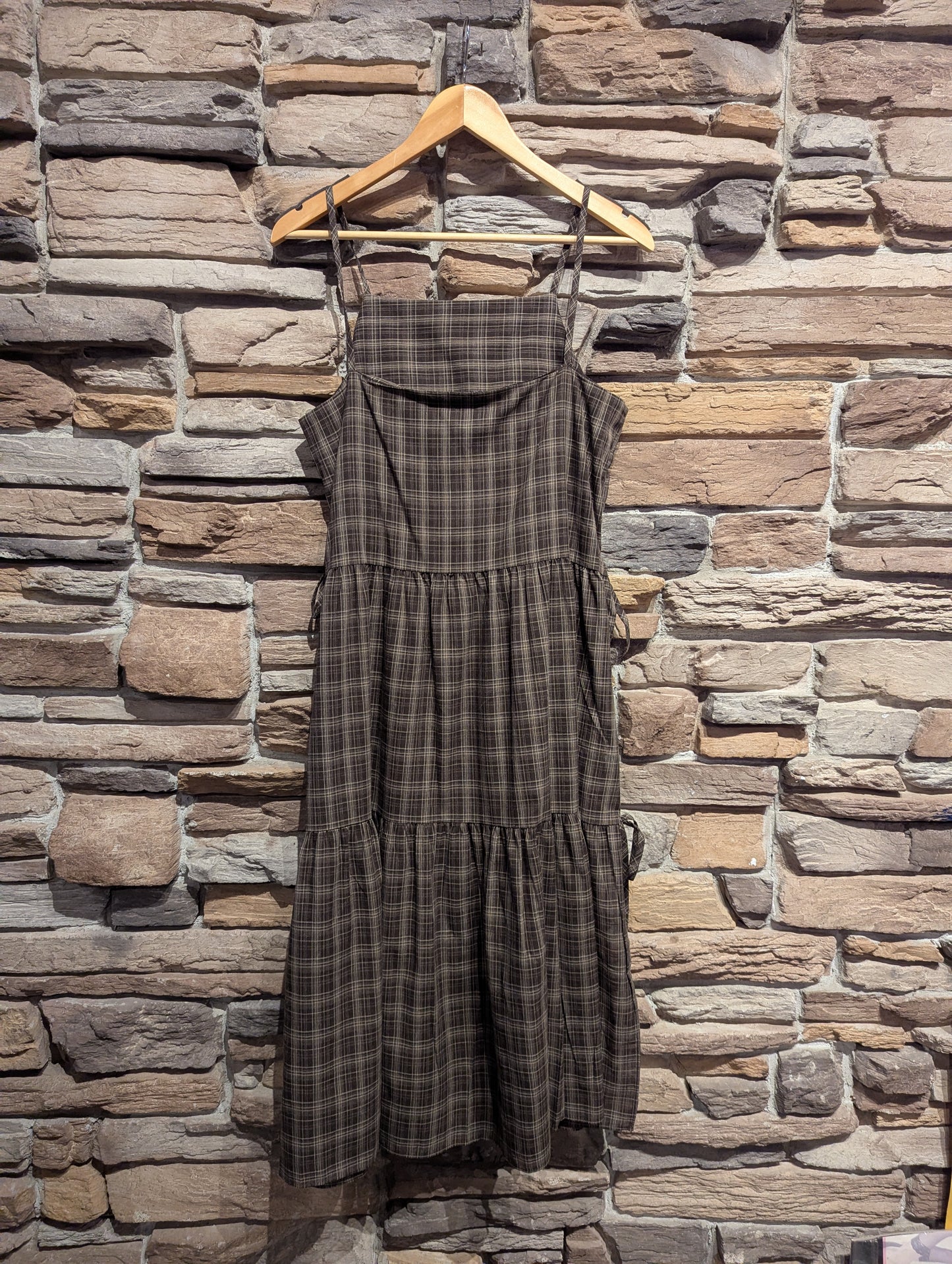 Plaid Apron Dress