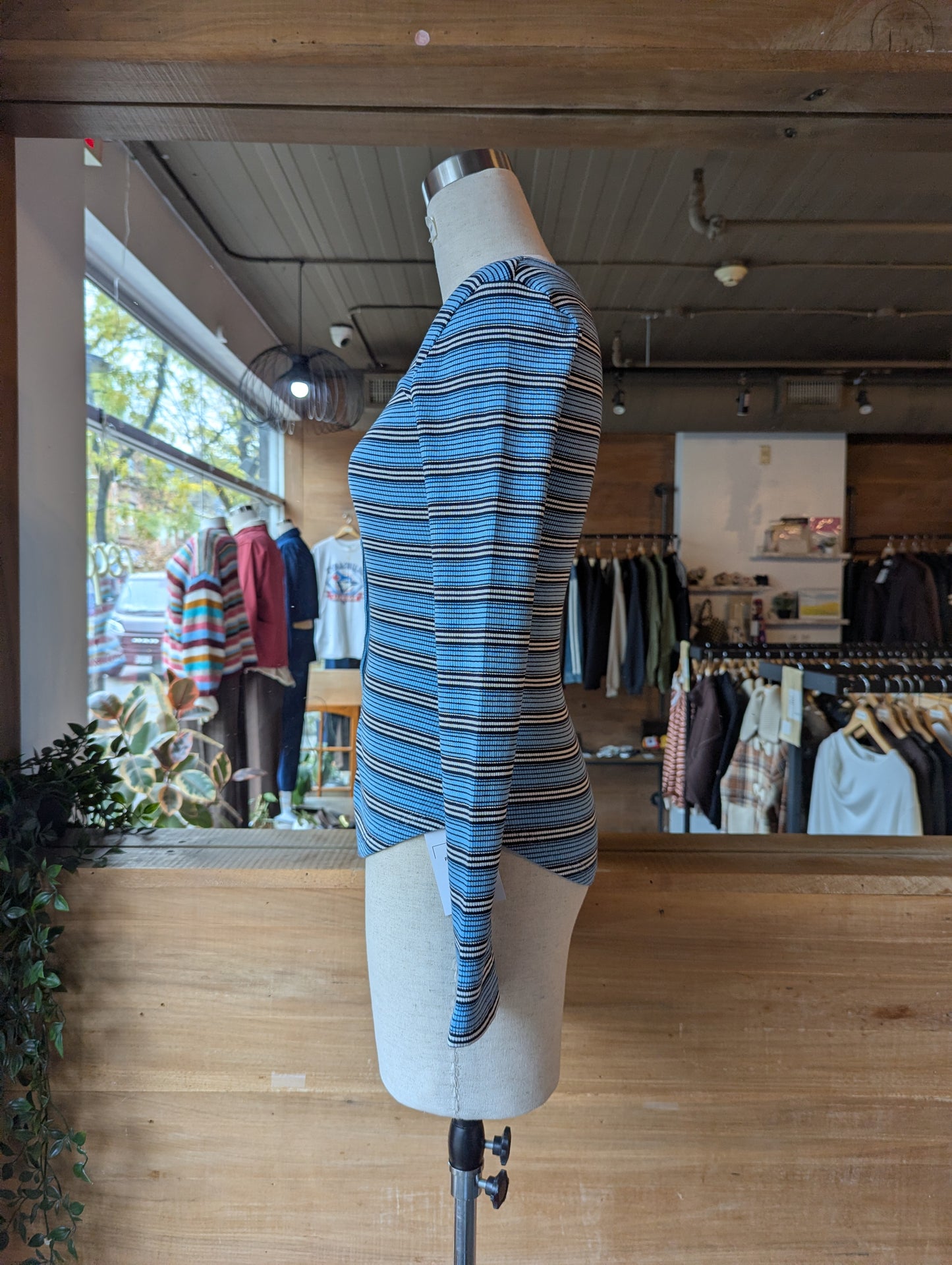 Striped Button Up Long Sleeve