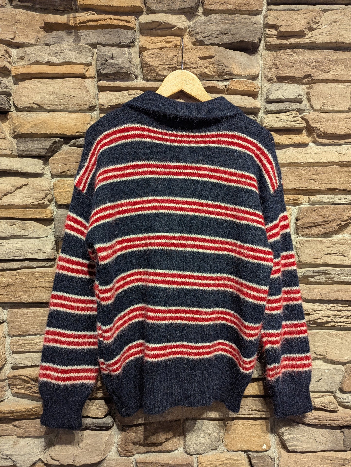 Striped Henley Sweater