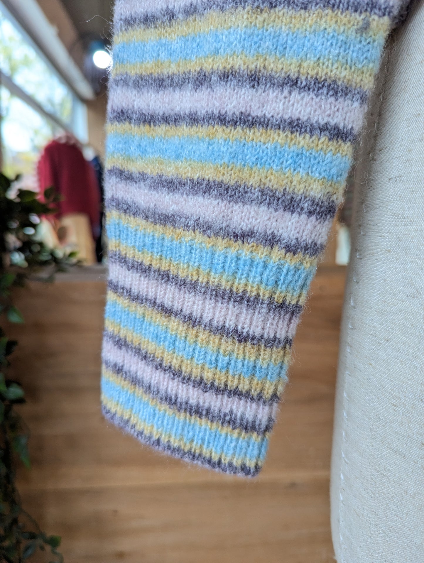 Colourful Striped Cardigan