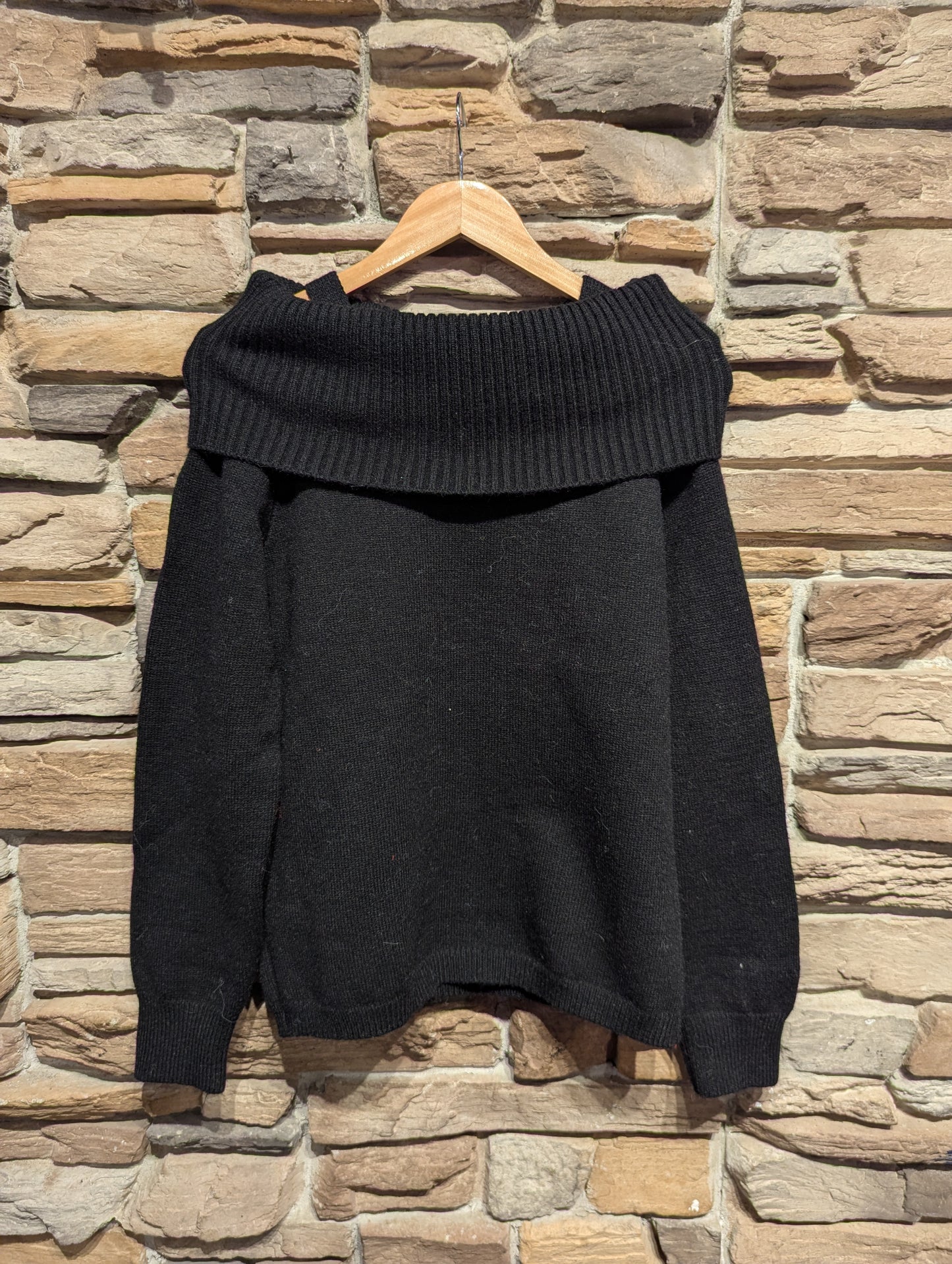 Scrunched Off-Shoulder Sweater