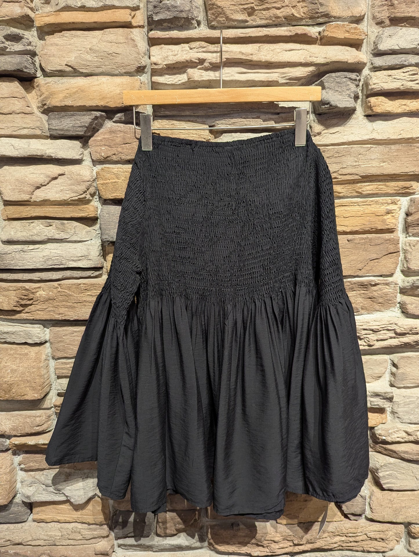 Smocked Billowing Blouse