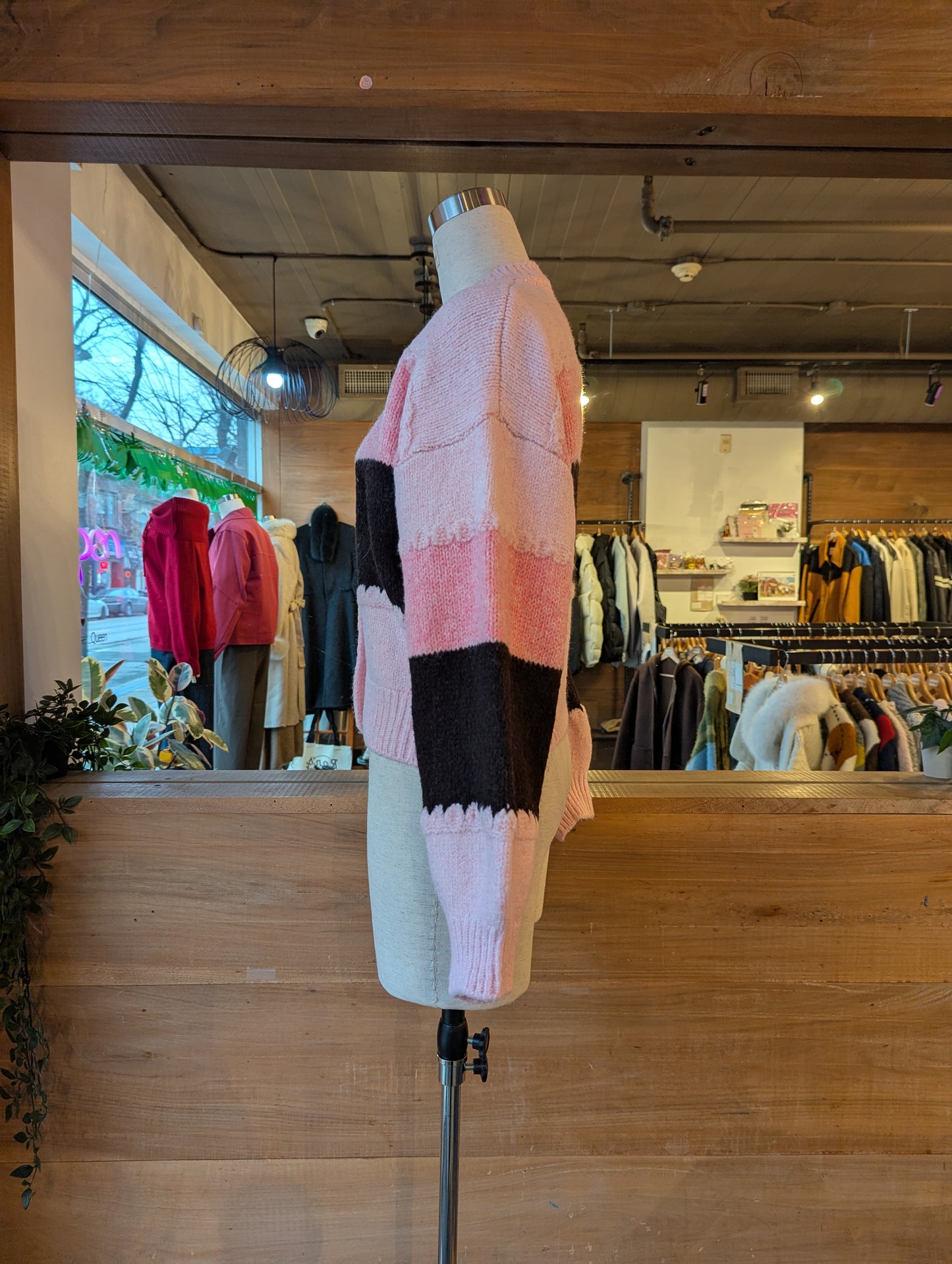 Colour Block Cardigan