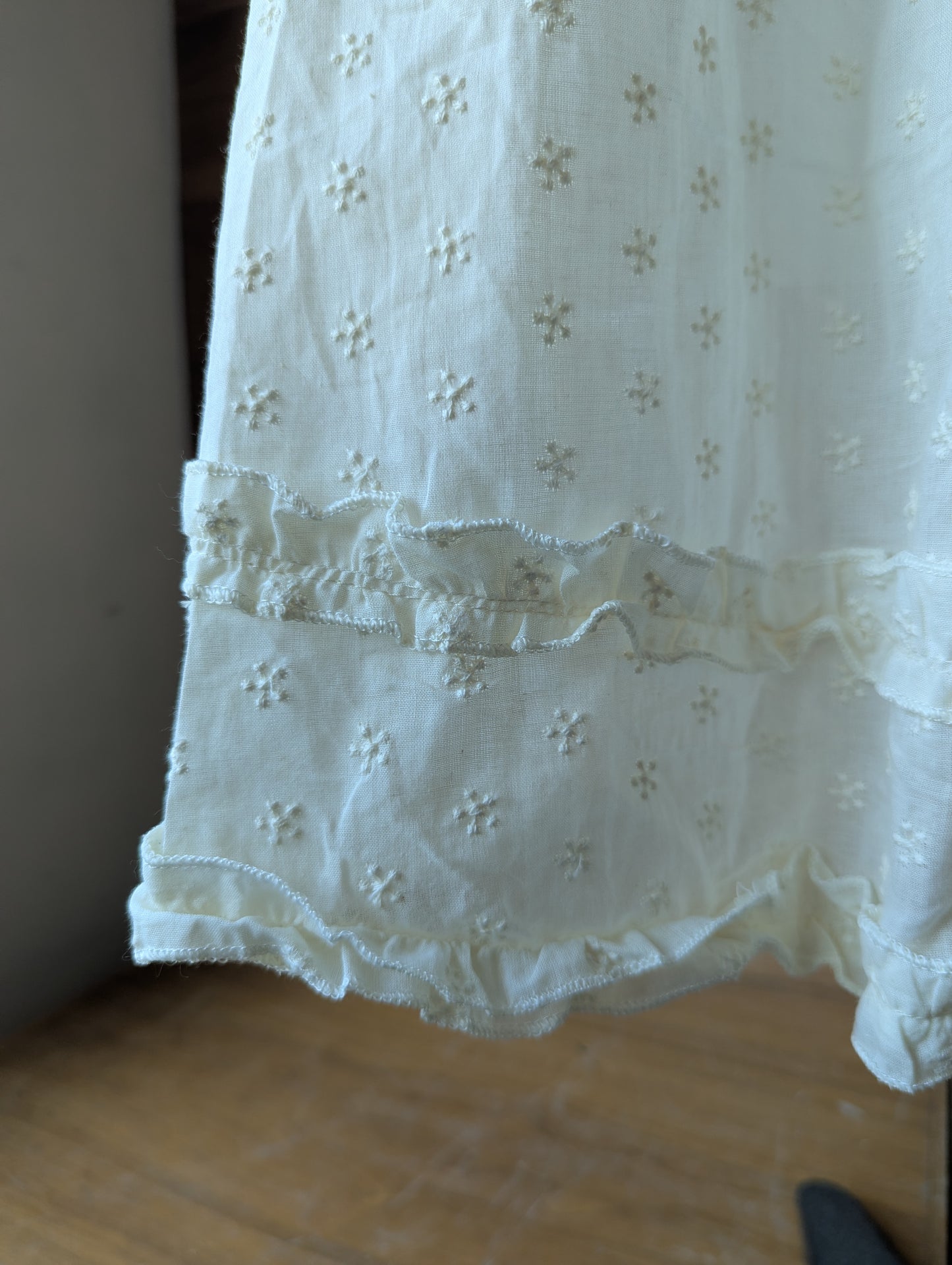 Clover Embroidered Maxi Skirt