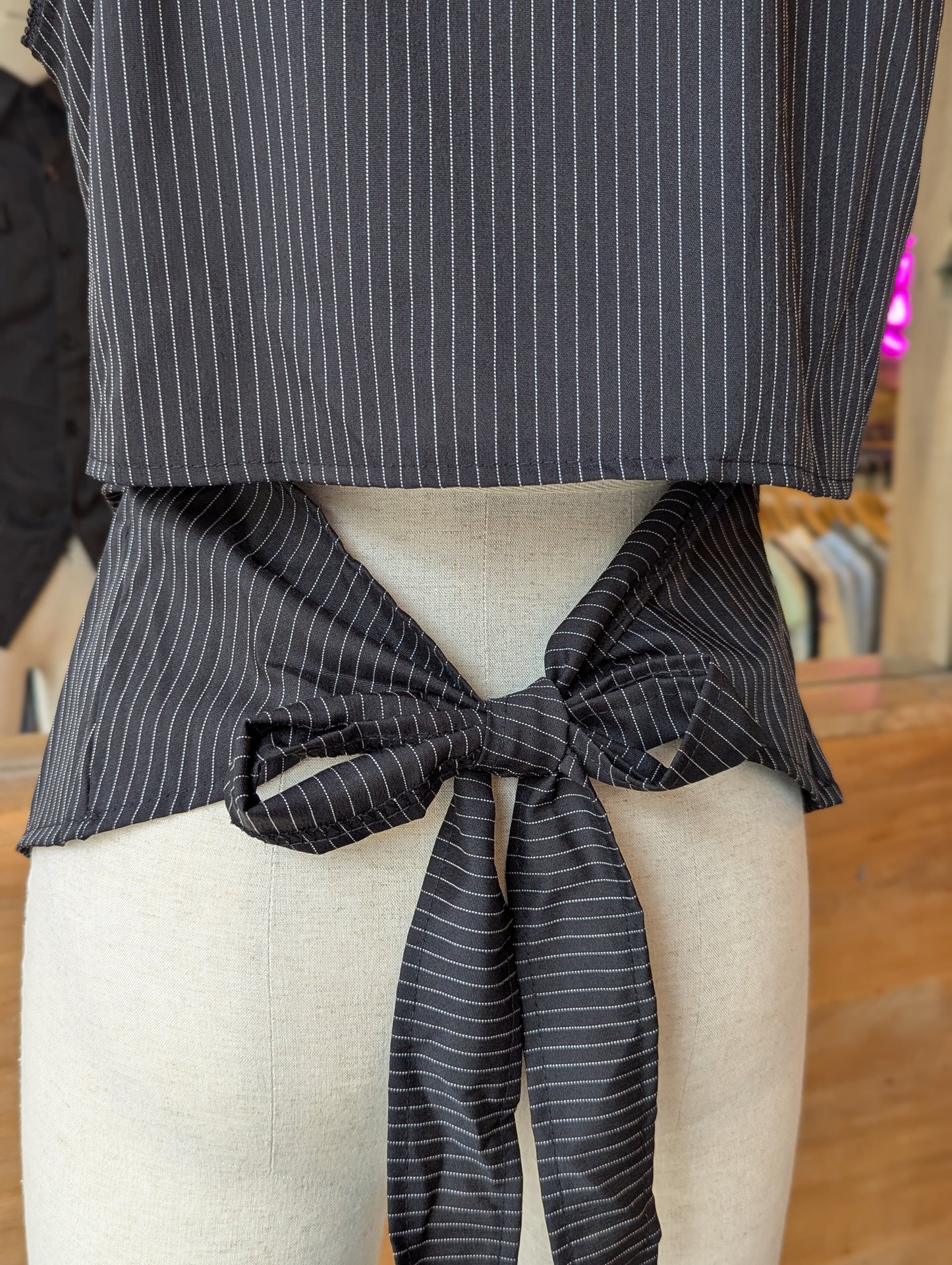 City-Girl Pinstripe Halter