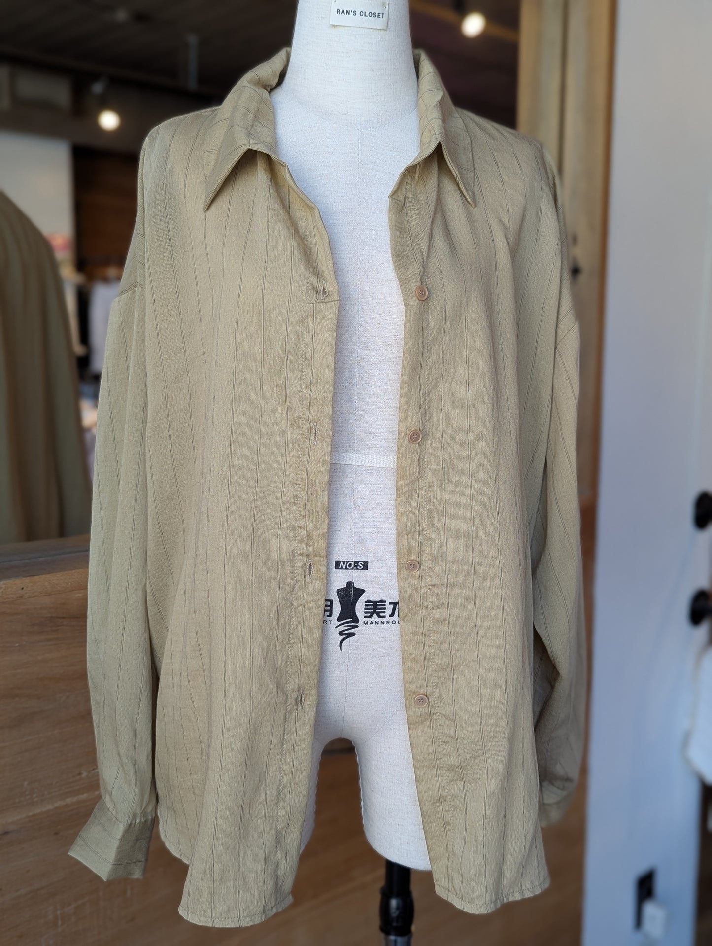 Golden Hour Oversized Button-Up