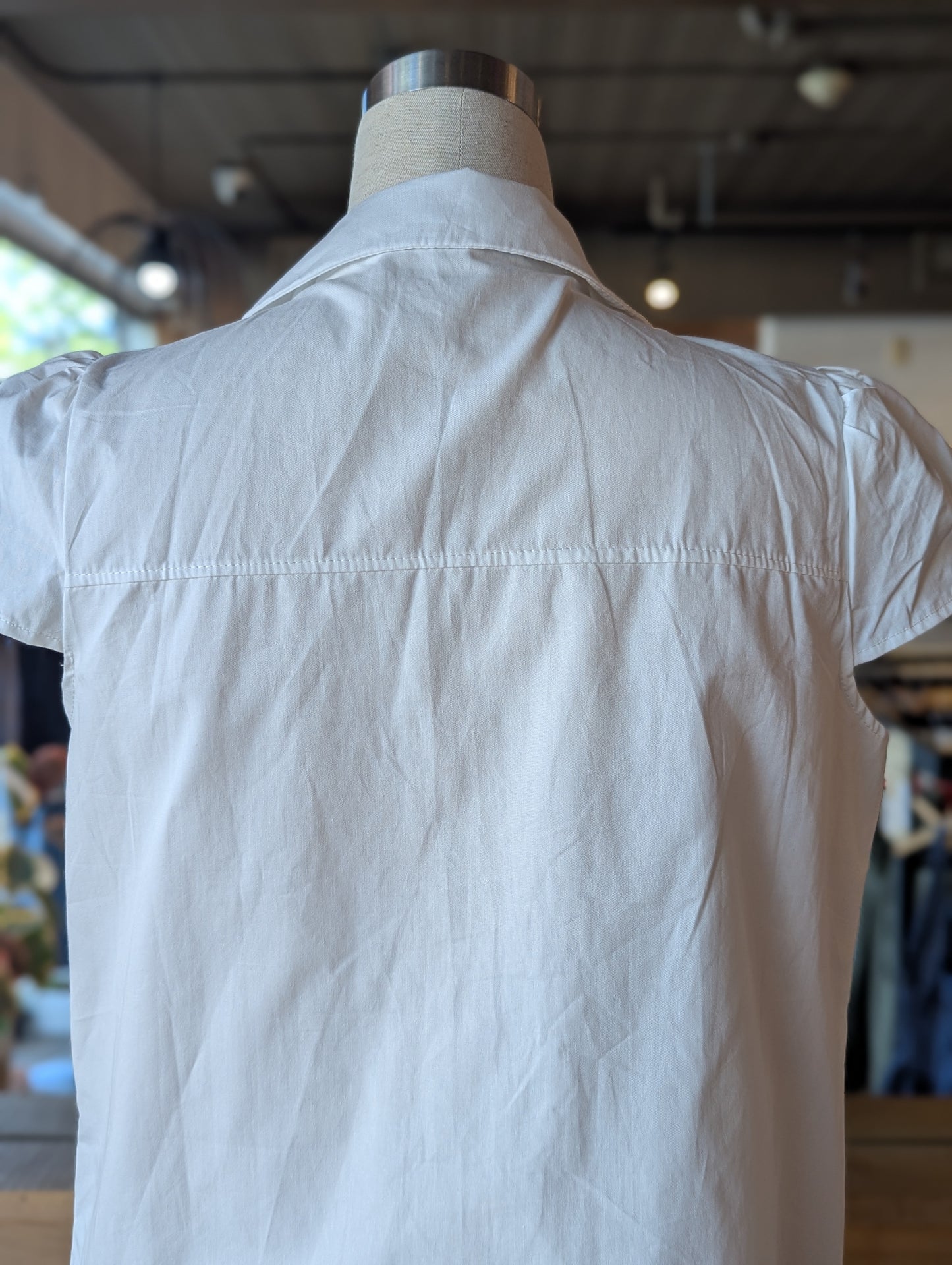Morning Latte Double Breasted Cap Sleeve Swing Jacket