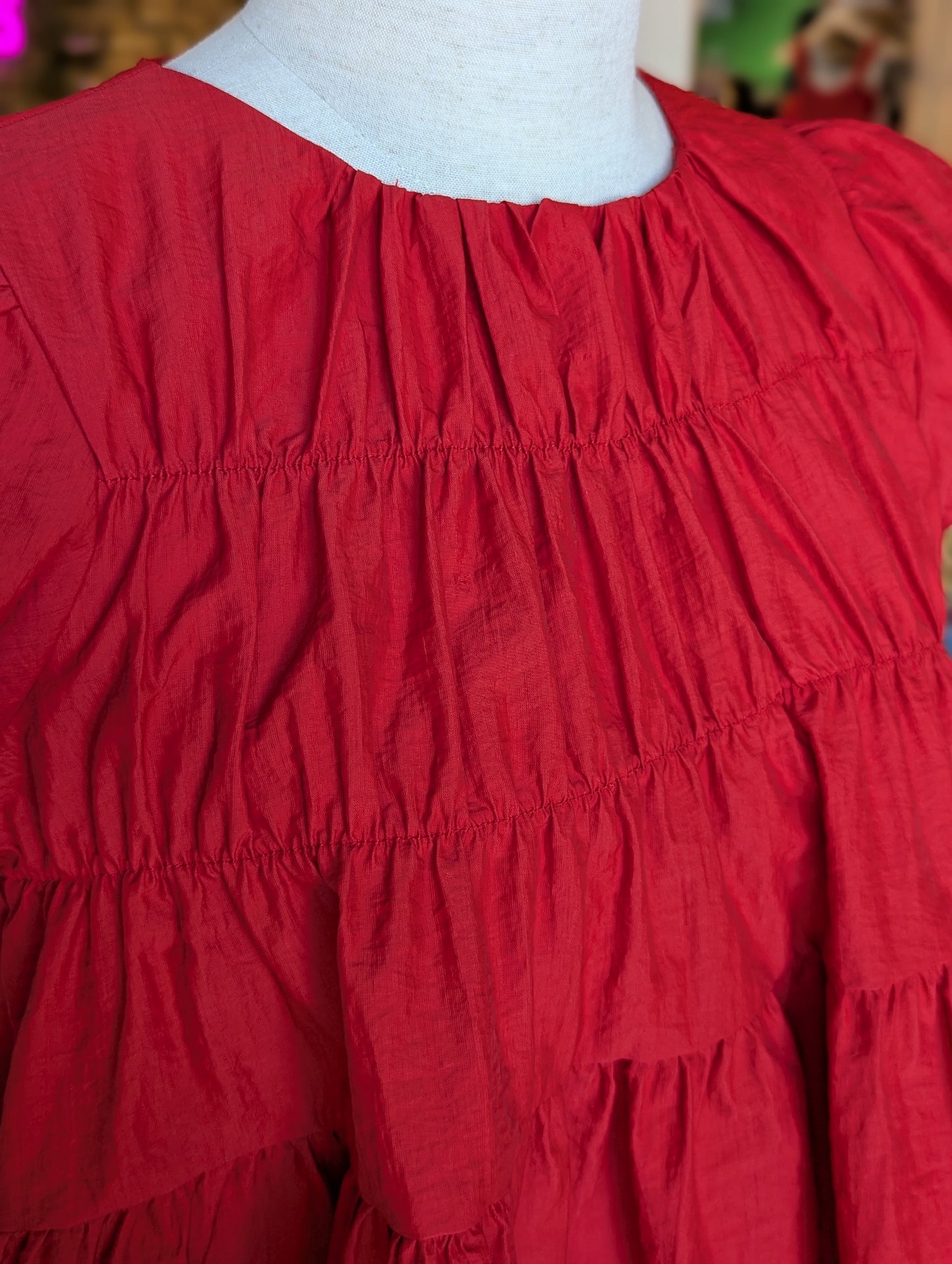 Pretty Please Tiered Babydoll Top