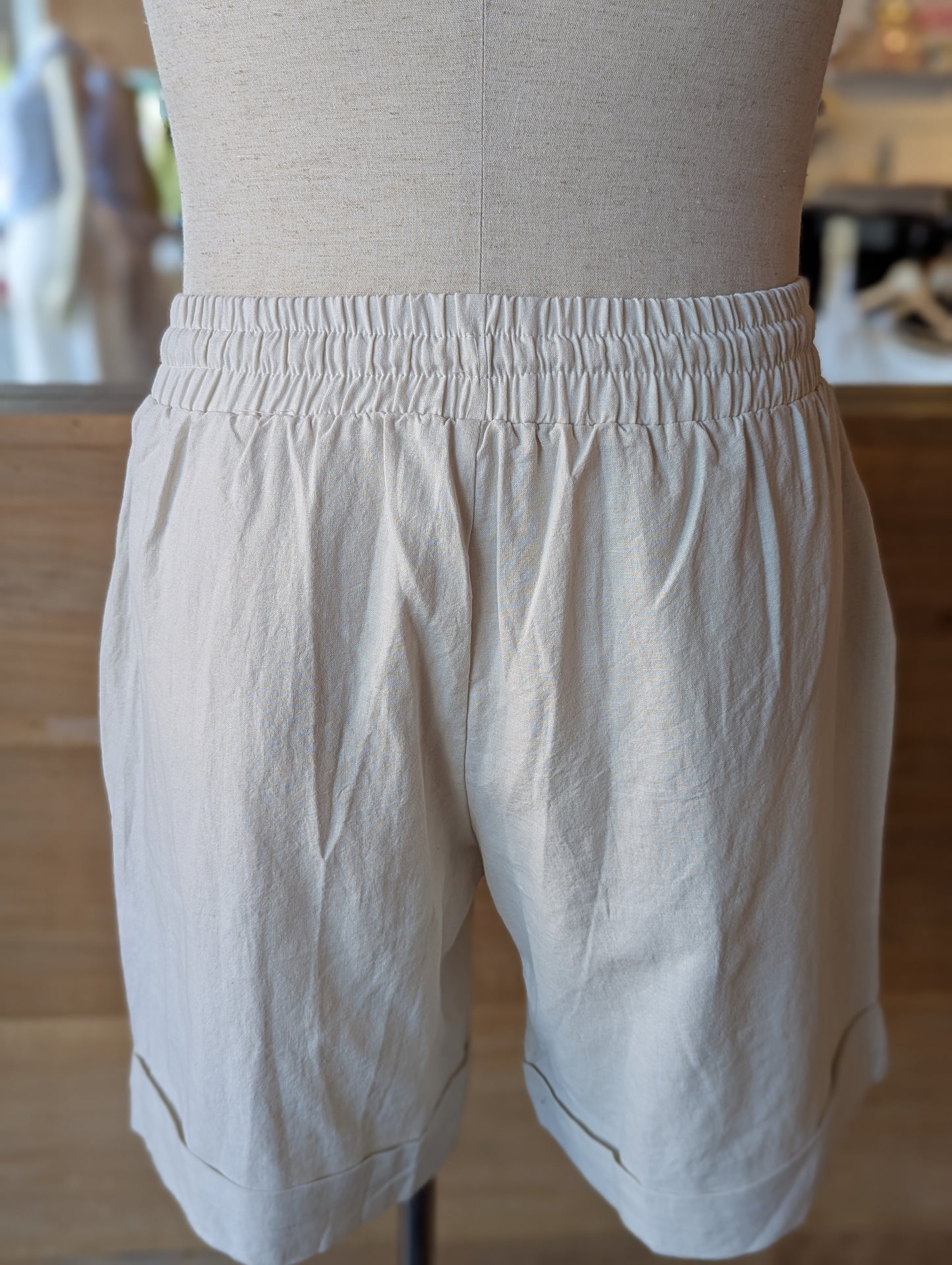 Weekend Ease Linen Shorts