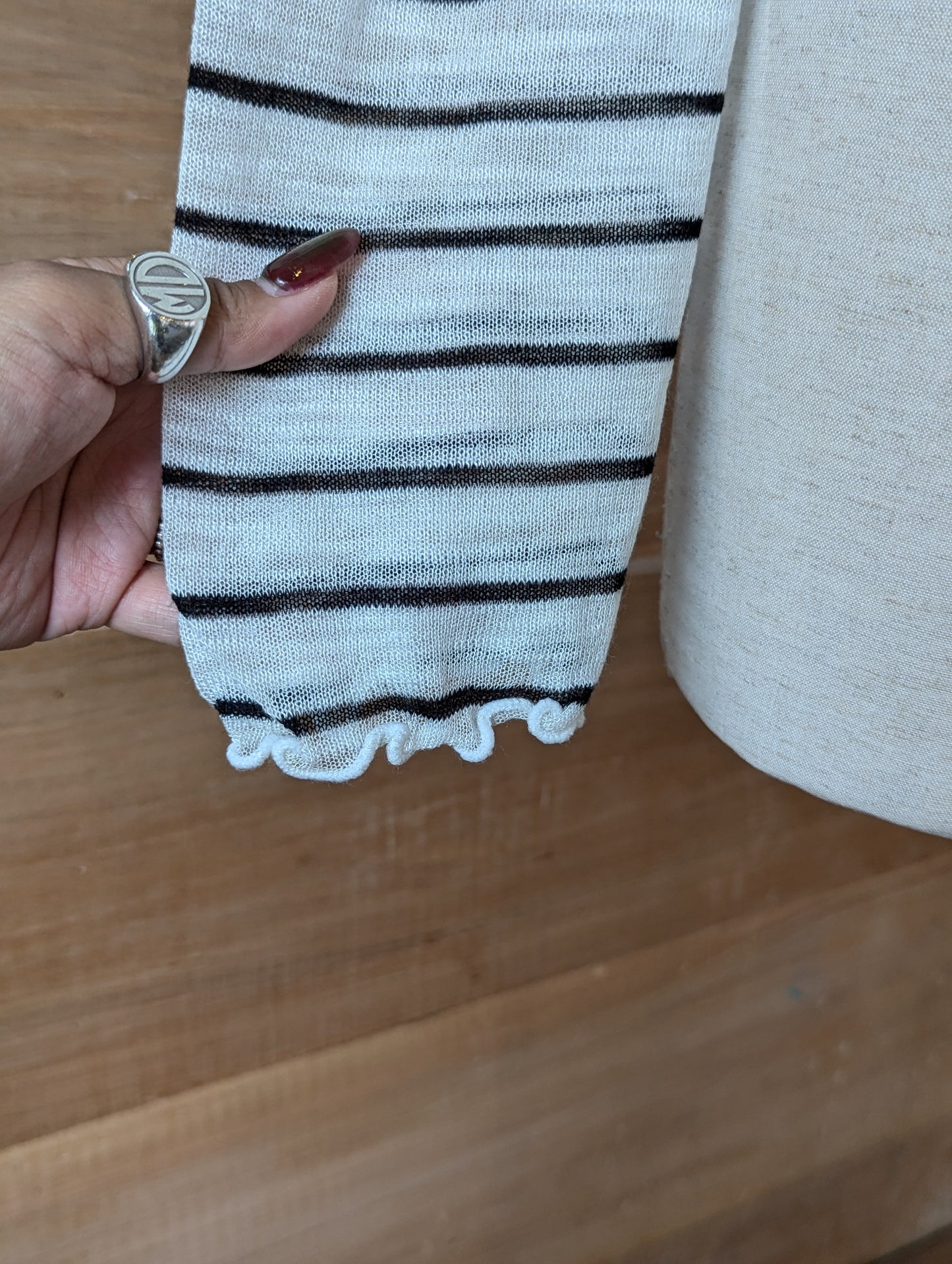 Soft Scalloped Cardigan
