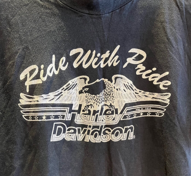 Vintage 1986 "Ride with Pride" Harley Davidson T-Shirt