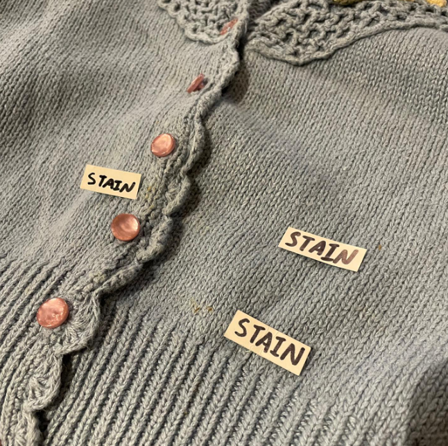 Vintage Herman Geist Hand Embroidered Cardigan