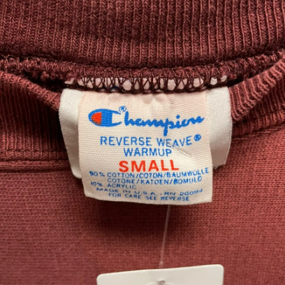 Vintage 80's Champion Reverse Weave Exeter Crewneck